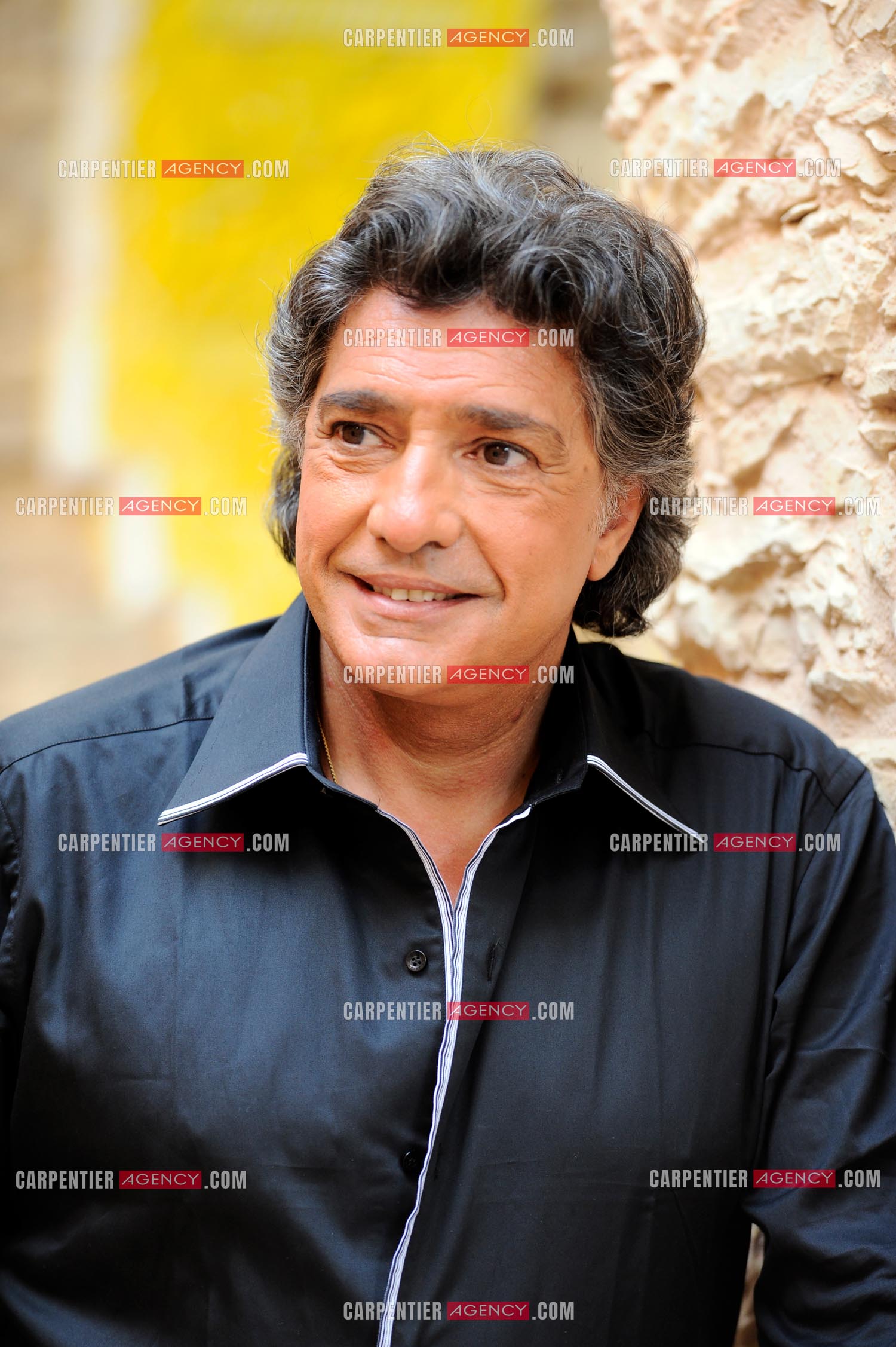 Portrait du chanteur Frédéric François.  ( Exclusif )