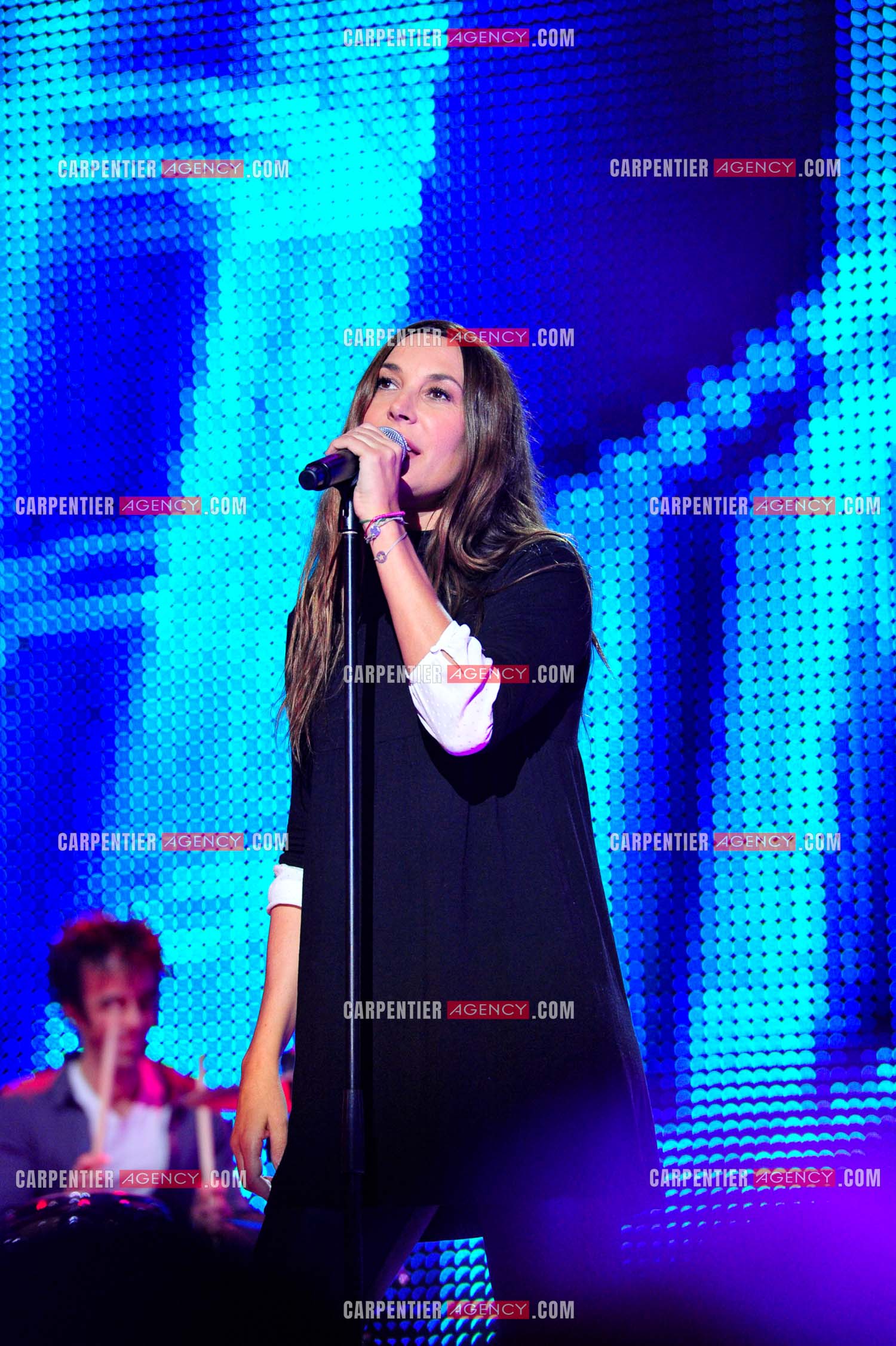 La chanteuse Zazie en concert au Zénith de Paris le 26 Oct 2010.        ( Exclusif )