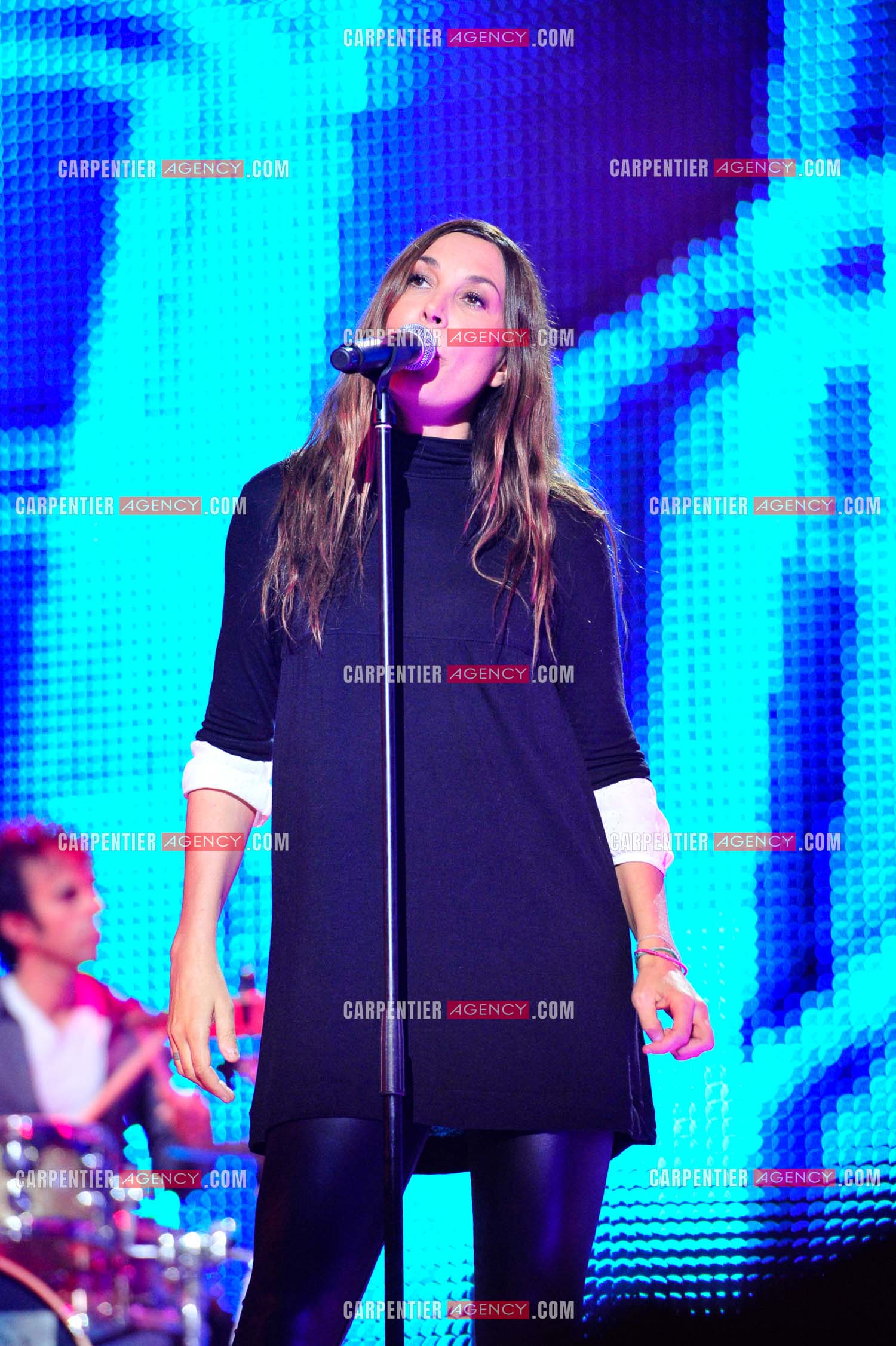 La chanteuse Zazie en concert au Zénith de Paris le 26 Oct 2010.        ( Exclusif )