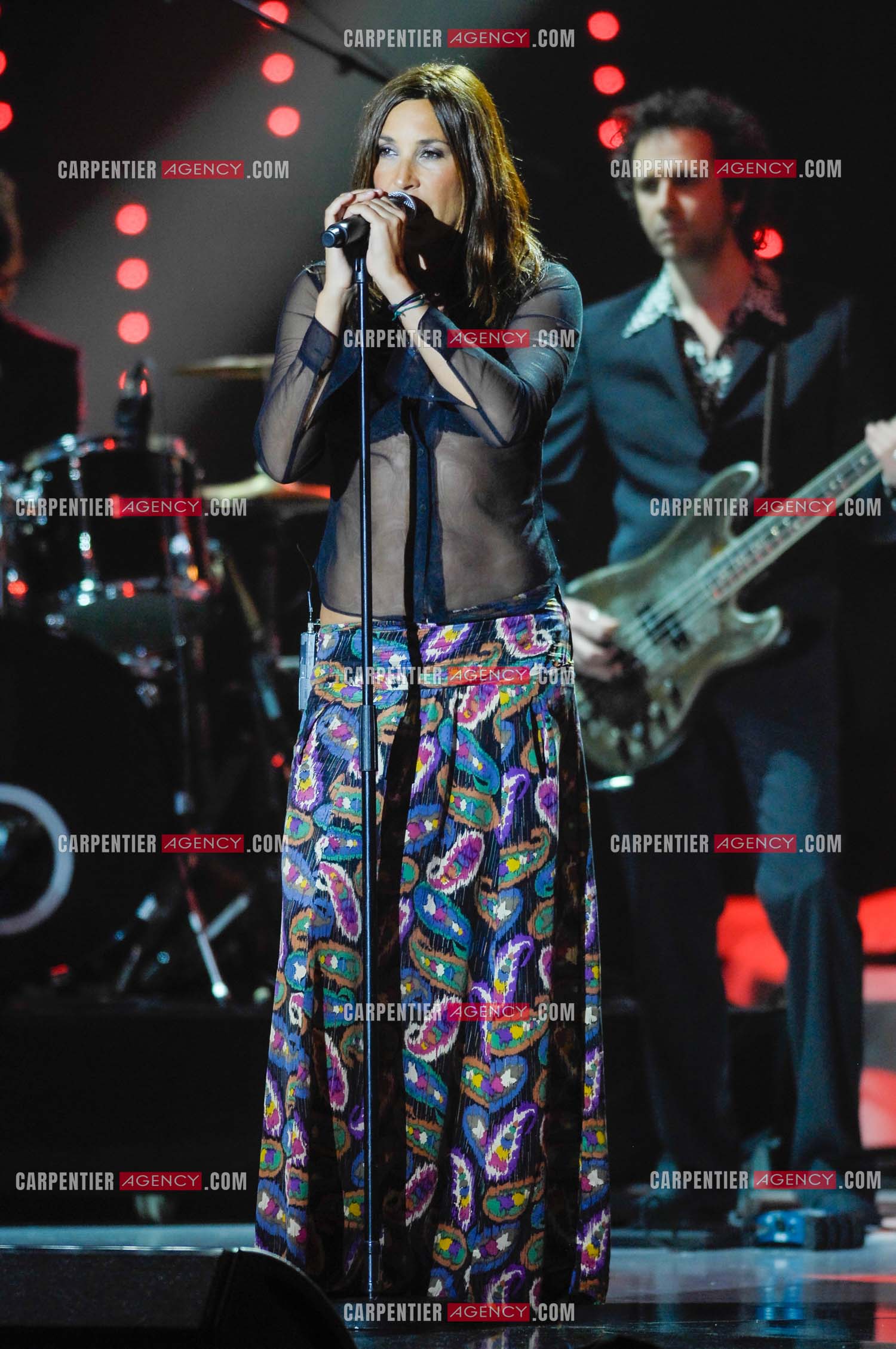 La chanteuse Zazie en concert au Zénith de Paris le 03 Sept 2008.   ( Exclusif )