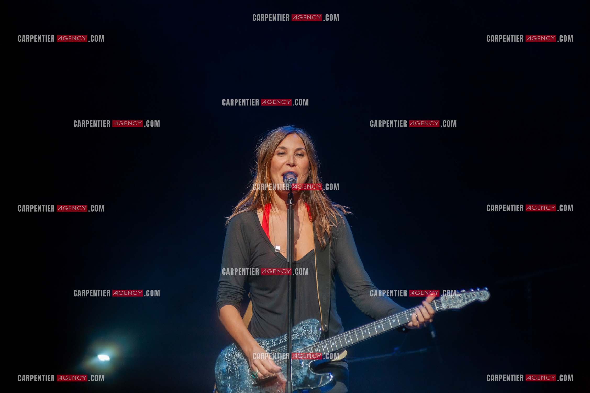La chanteuse Zazie en concert au Zénith de Paris “ CONCERT POUR LA PLANETE “le 03 Sept 2008.   ( Exclusif )