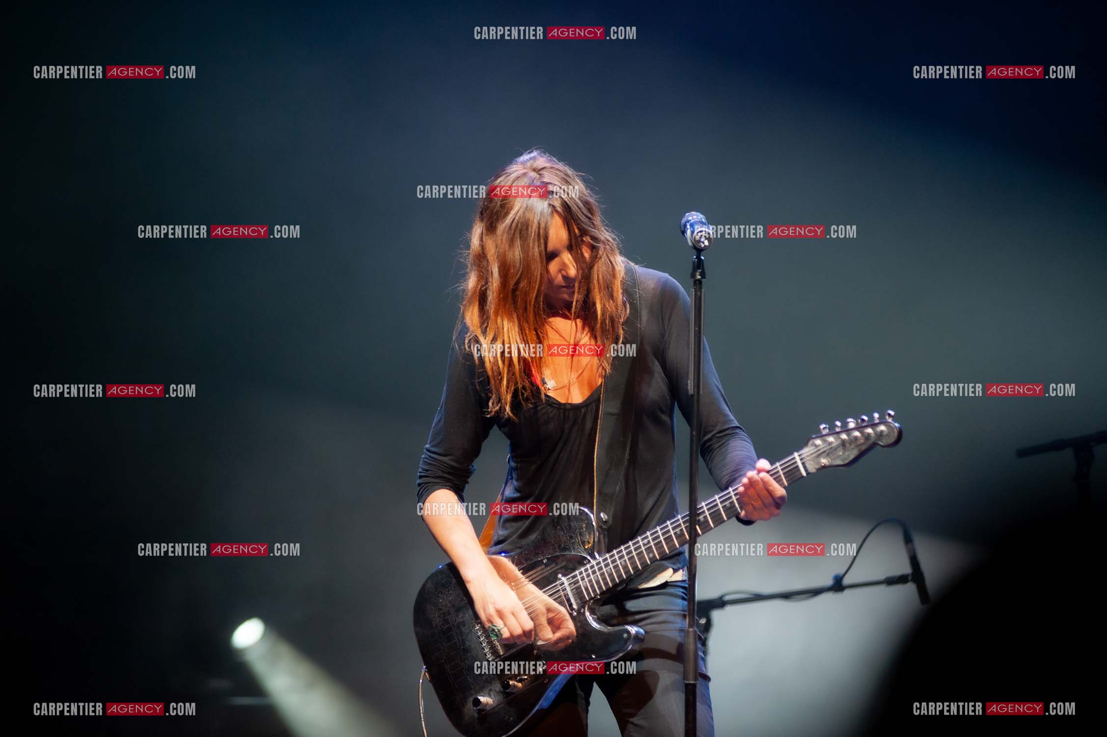 La chanteuse Zazie en concert au Zénith de Paris “ CONCERT POUR LA PLANETE “le 03 Sept 2008.   ( Exclusif )