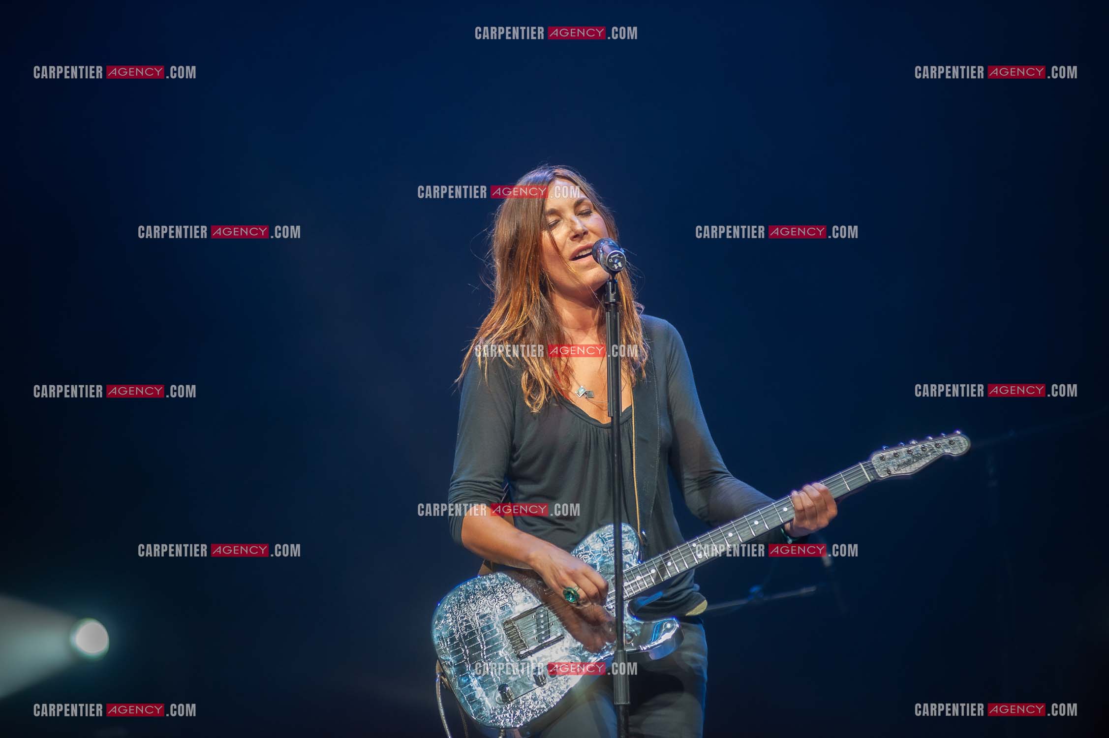 La chanteuse Zazie en concert au Zénith de Paris “ CONCERT POUR LA PLANETE “le 03 Sept 2008.   ( Exclusif )