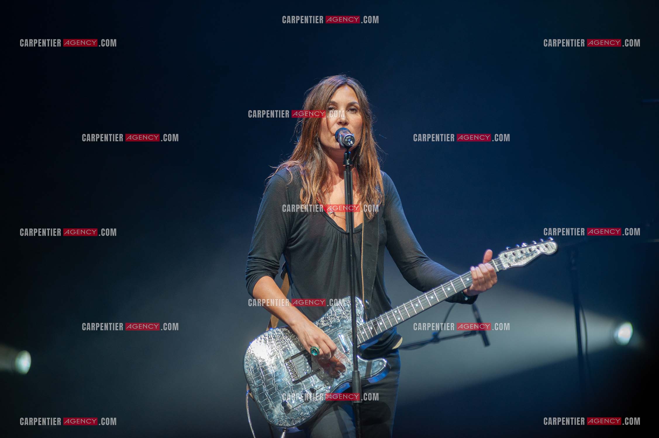 La chanteuse Zazie en concert au Zénith de Paris “ CONCERT POUR LA PLANETE “le 03 Sept 2008.   ( Exclusif )
