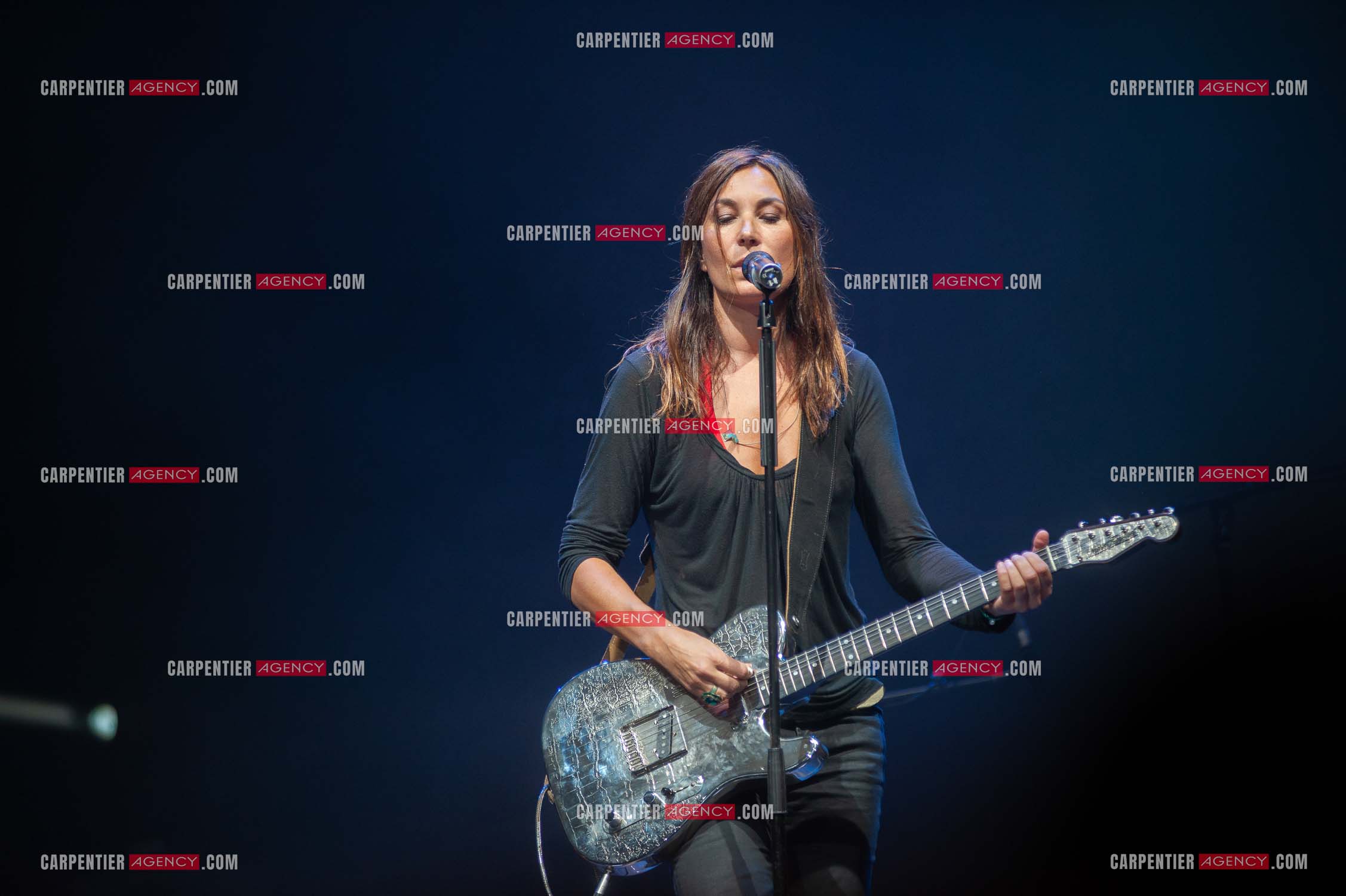 La chanteuse Zazie en concert au Zénith de Paris “ CONCERT POUR LA PLANETE “le 03 Sept 2008.   ( Exclusif )