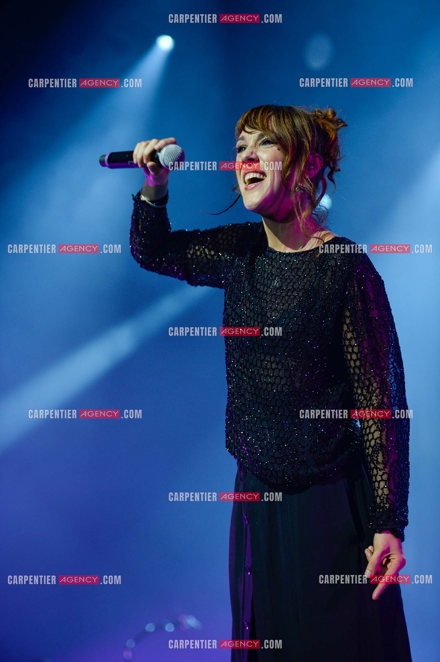 La chanteuse Zaz en concert au Zénith de Paris.    ( Exclusif )