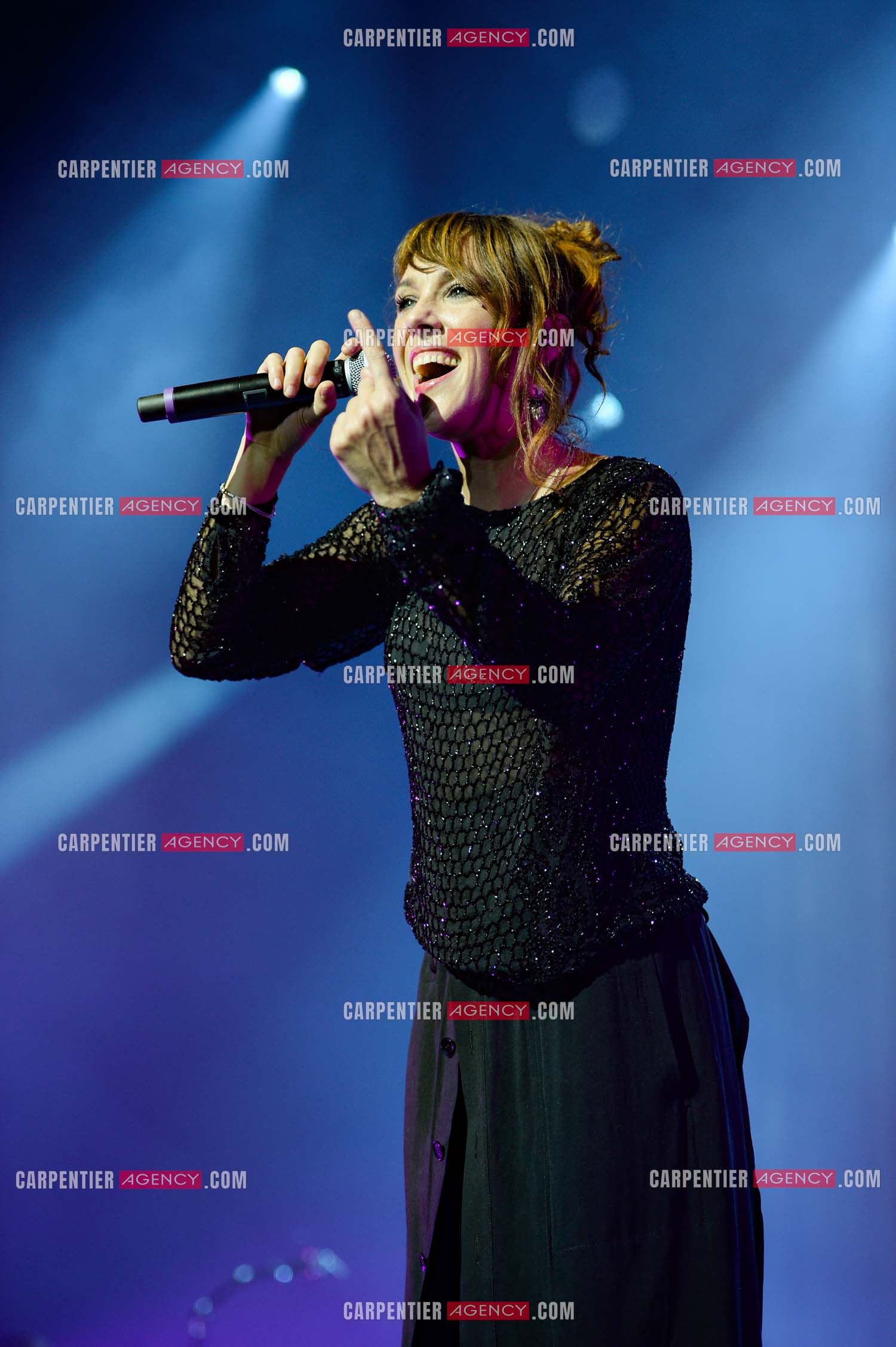 La chanteuse Zaz en concert au Zénith de Paris.    ( Exclusif )