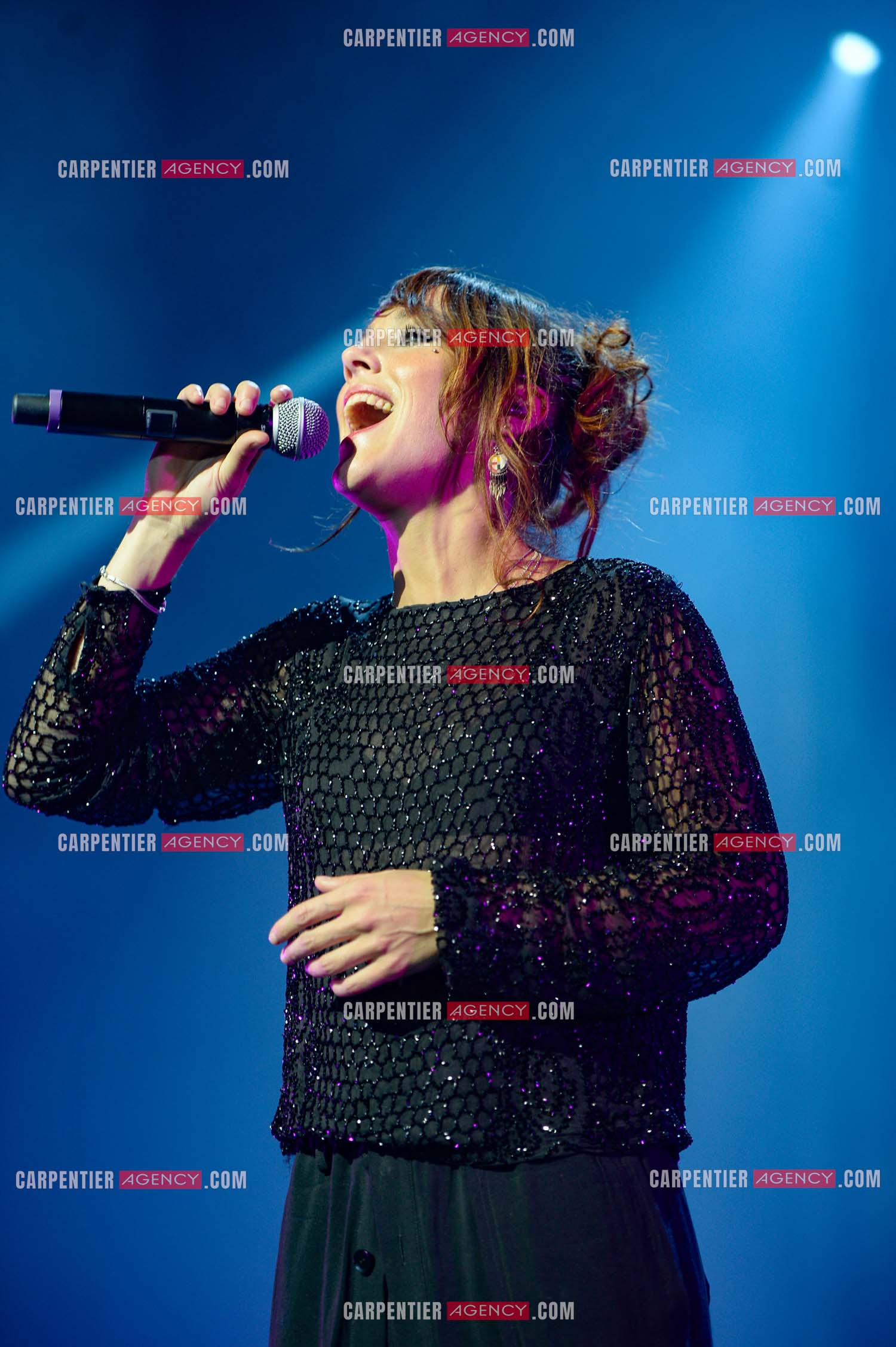 La chanteuse Zaz en concert au Zénith de Paris.    ( Exclusif )