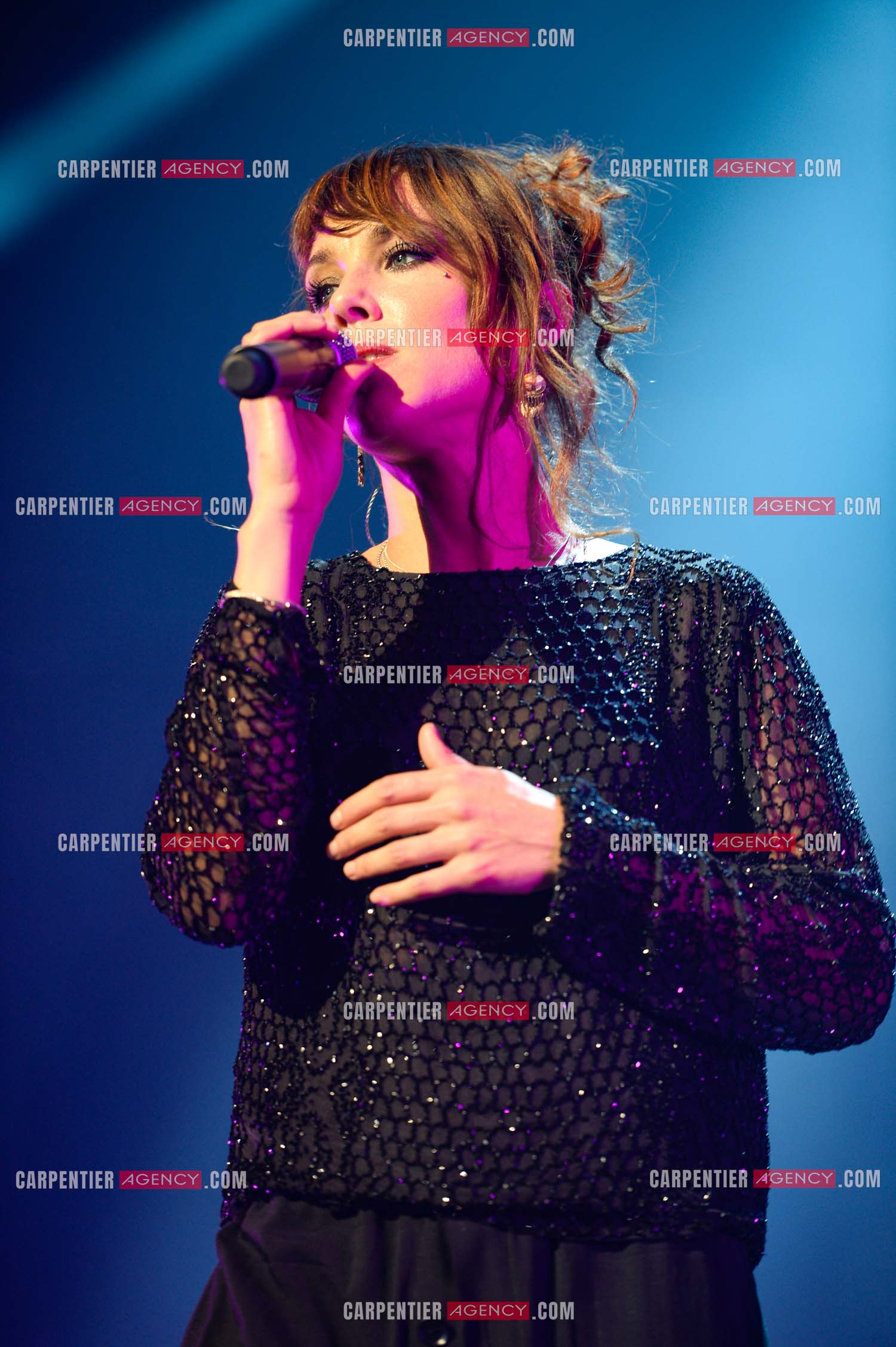 La chanteuse Zaz en concert au Zénith de Paris.    ( Exclusif )