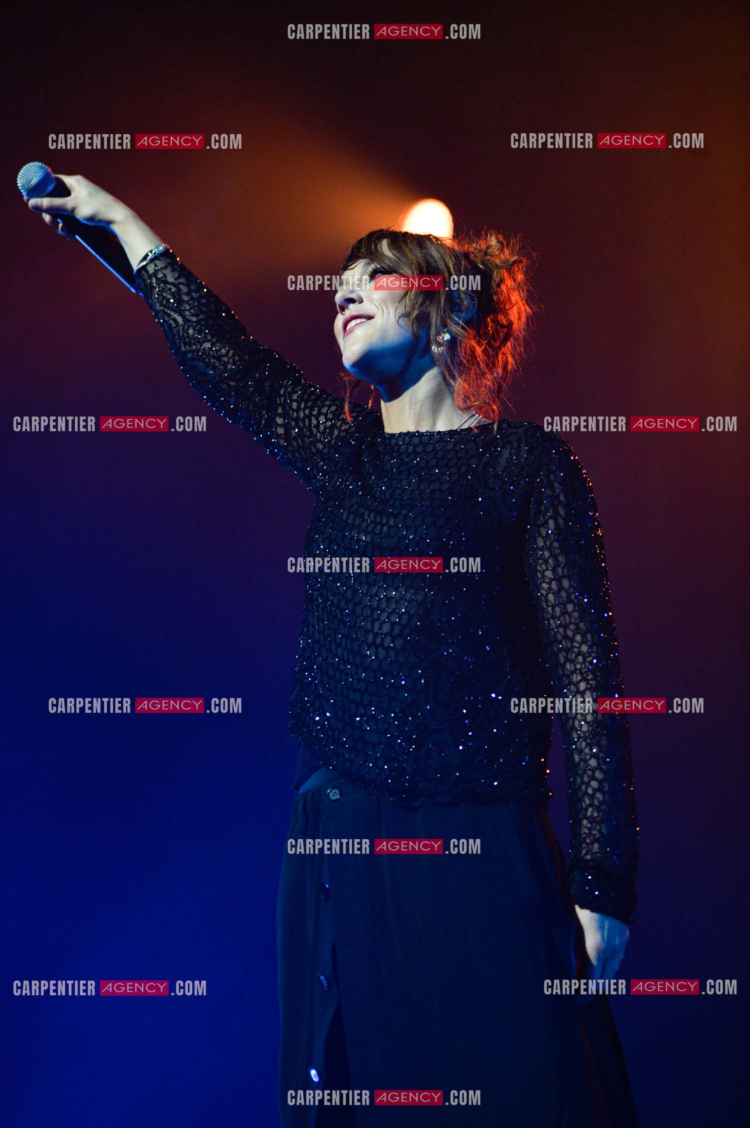 La chanteuse Zaz en concert au Zénith de Paris.    ( Exclusif )