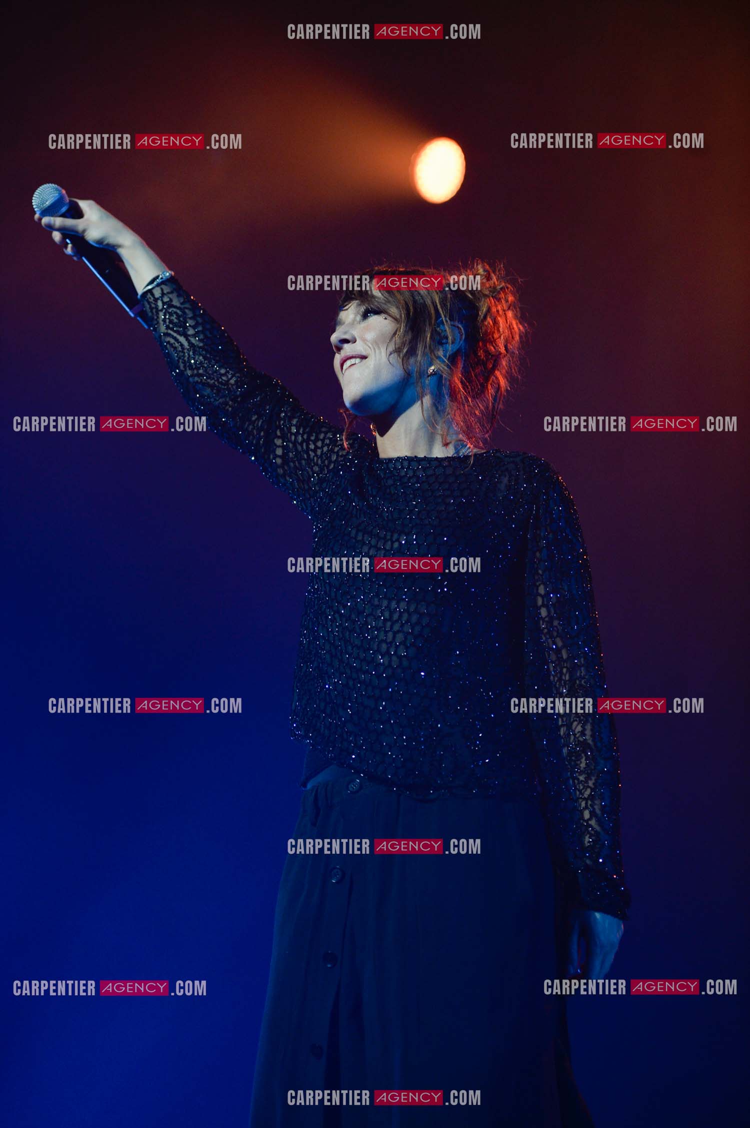 La chanteuse Zaz en concert au Zénith de Paris.    ( Exclusif )