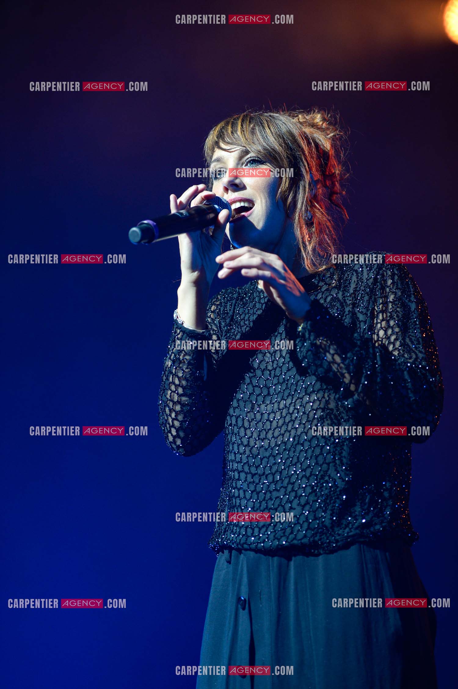 La chanteuse Zaz en concert au Zénith de Paris.    ( Exclusif )