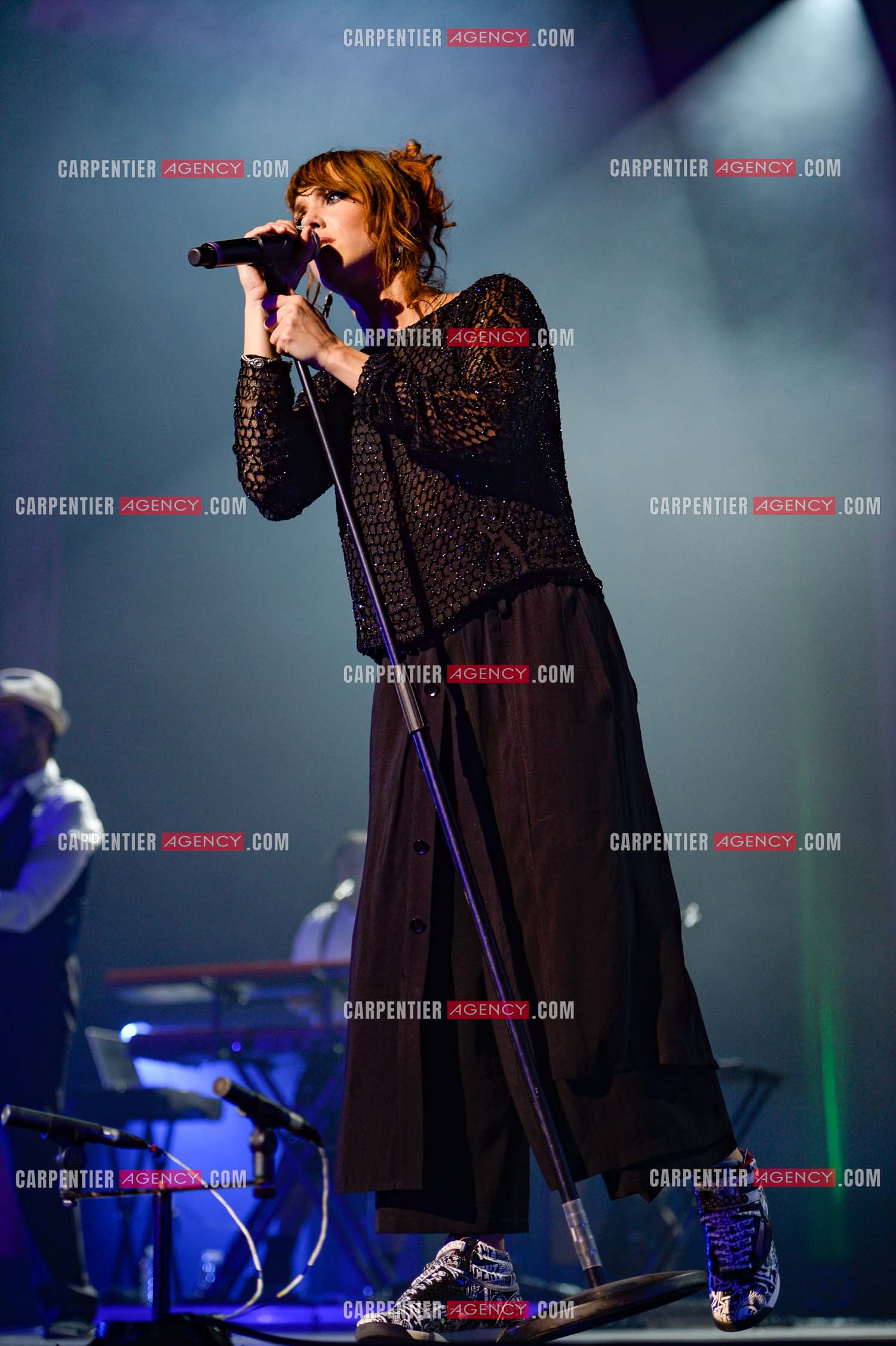 La chanteuse Zaz en concert au Zénith de Paris.    ( Exclusif )
