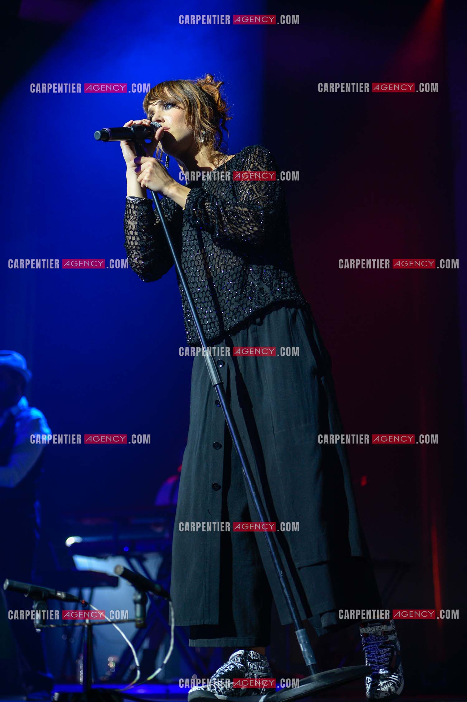 La chanteuse Zaz en concert au Zénith de Paris.    ( Exclusif )