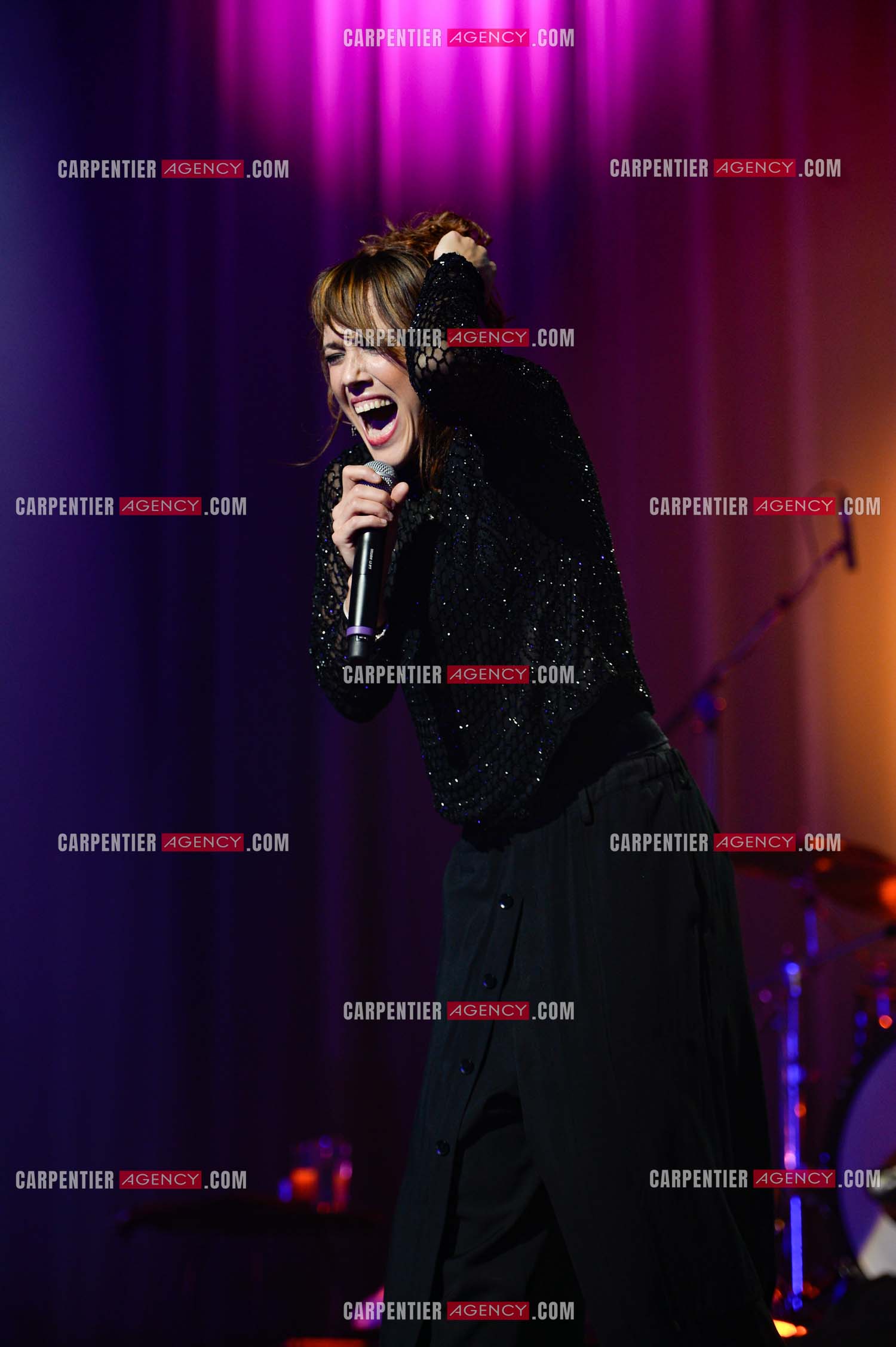 La chanteuse Zaz en concert au Zénith de Paris.    ( Exclusif )