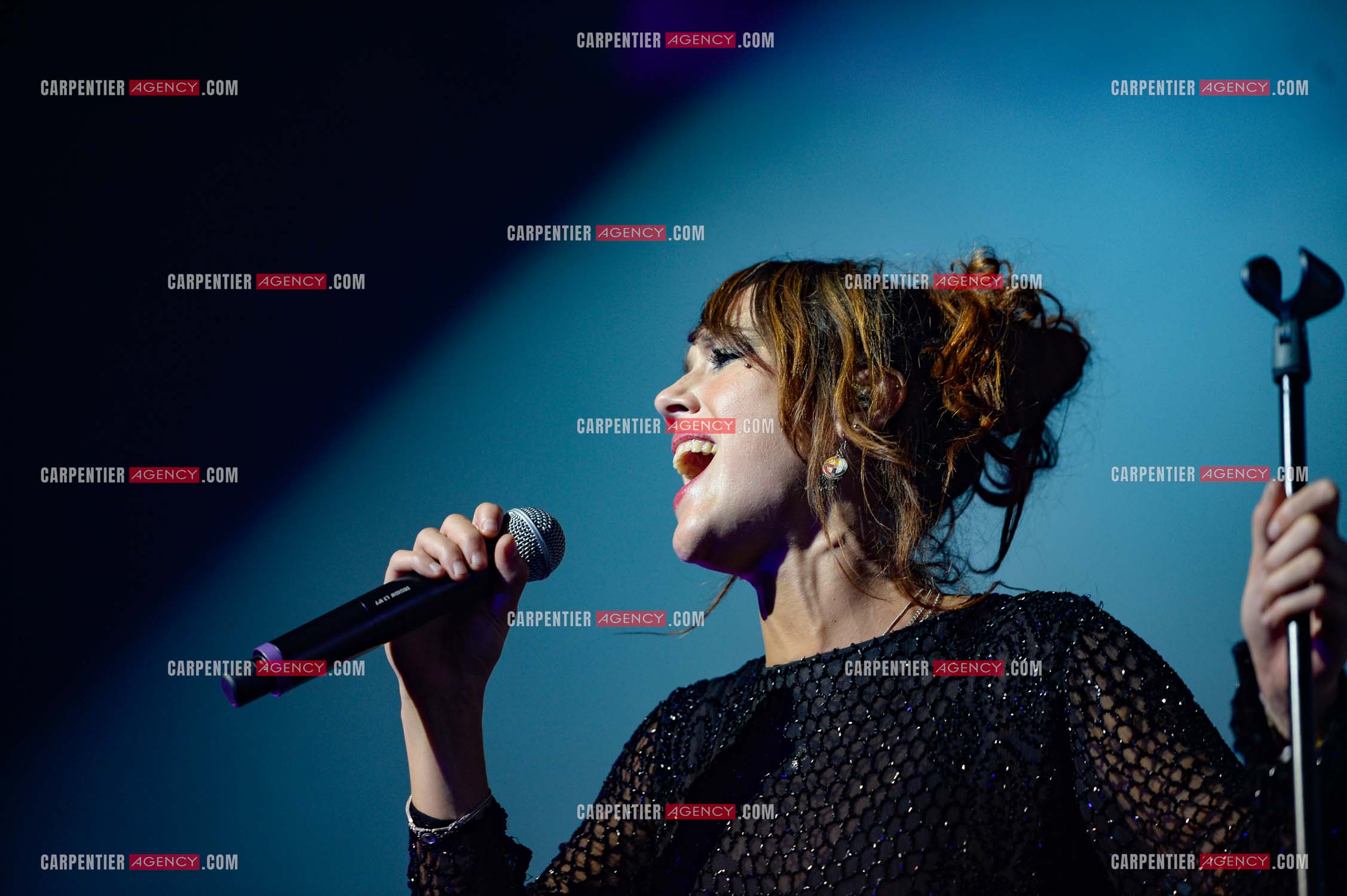 La chanteuse Zaz en concert au Zénith de Paris.    ( Exclusif )