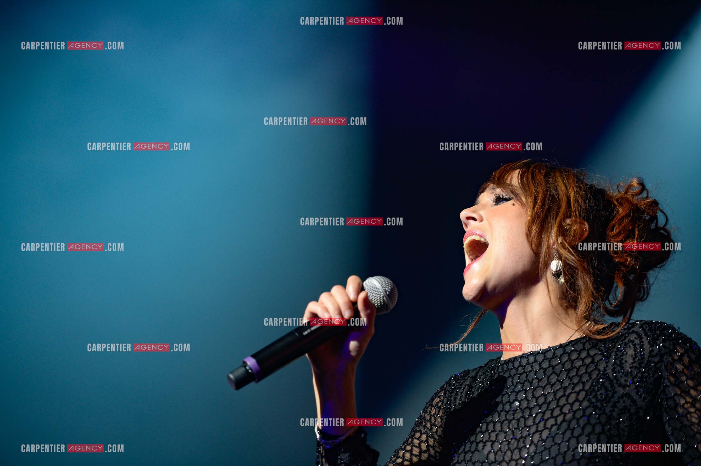 La chanteuse Zaz en concert au Zénith de Paris.    ( Exclusif )