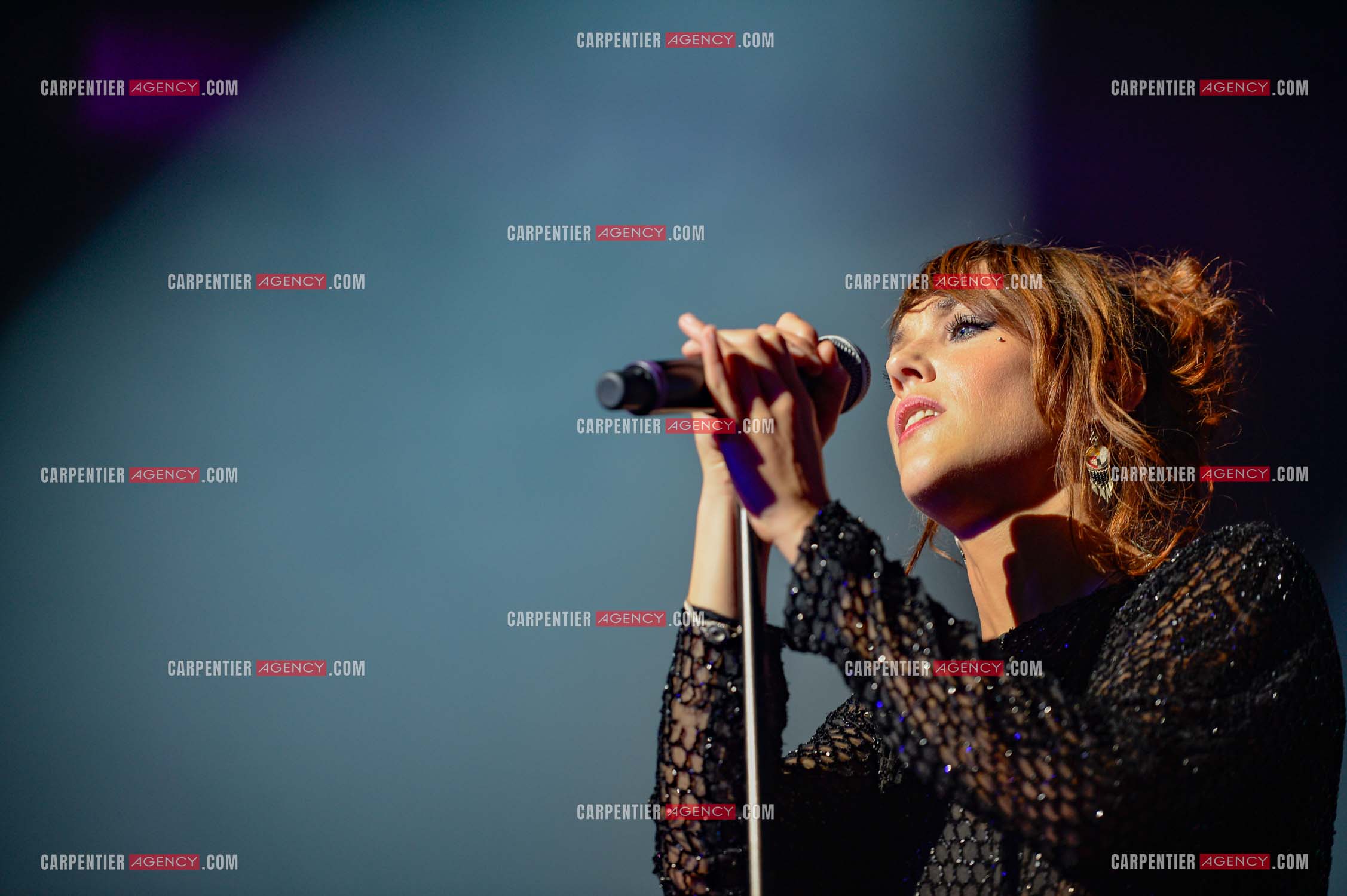 La chanteuse Zaz en concert au Zénith de Paris.    ( Exclusif )