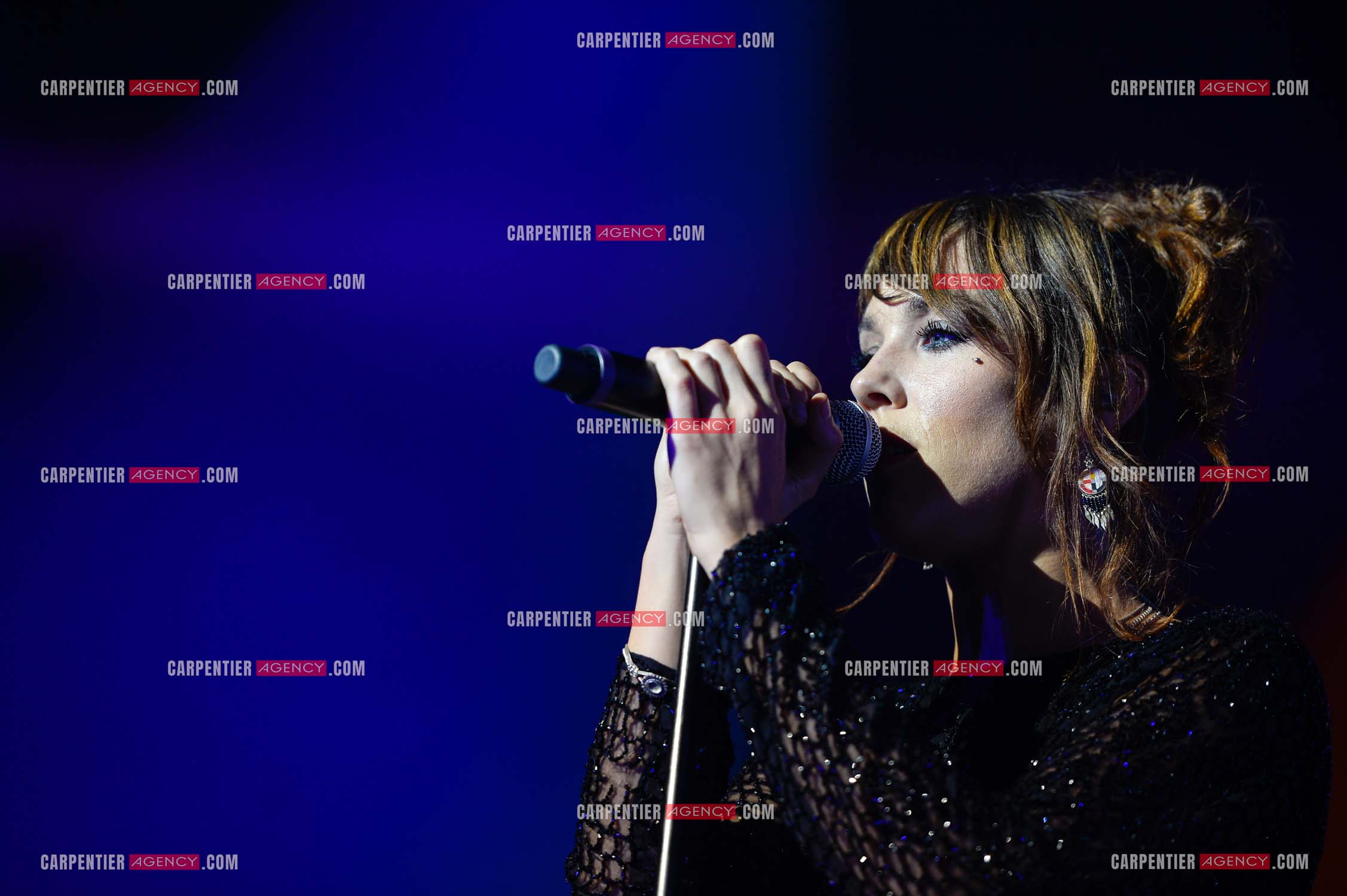 La chanteuse Zaz en concert au Zénith de Paris.    ( Exclusif )