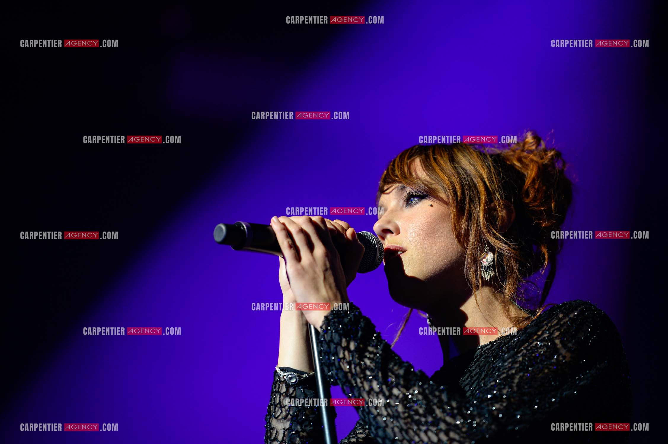 La chanteuse Zaz en concert au Zénith de Paris.    ( Exclusif )