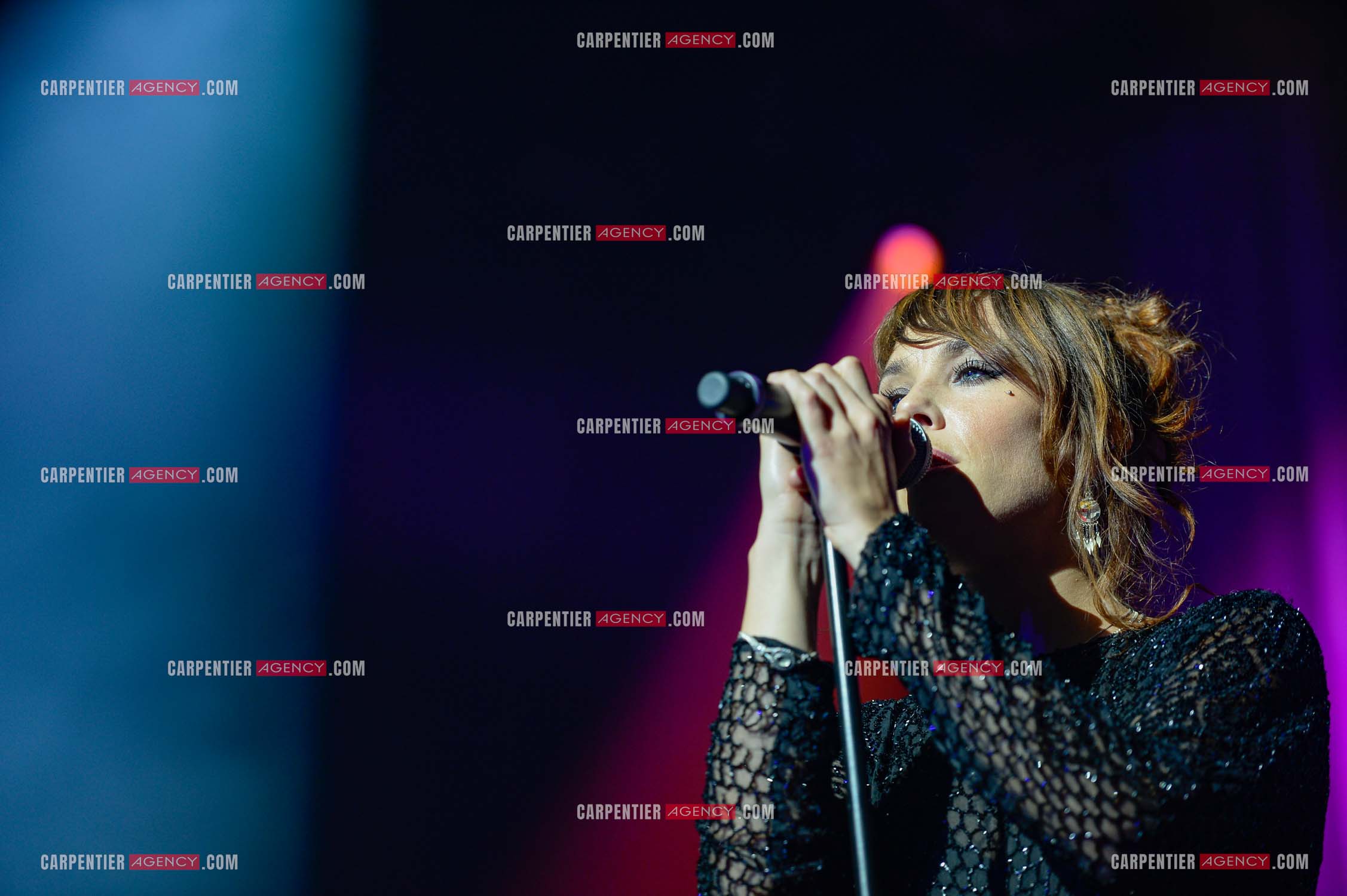 La chanteuse Zaz en concert au Zénith de Paris.    ( Exclusif )