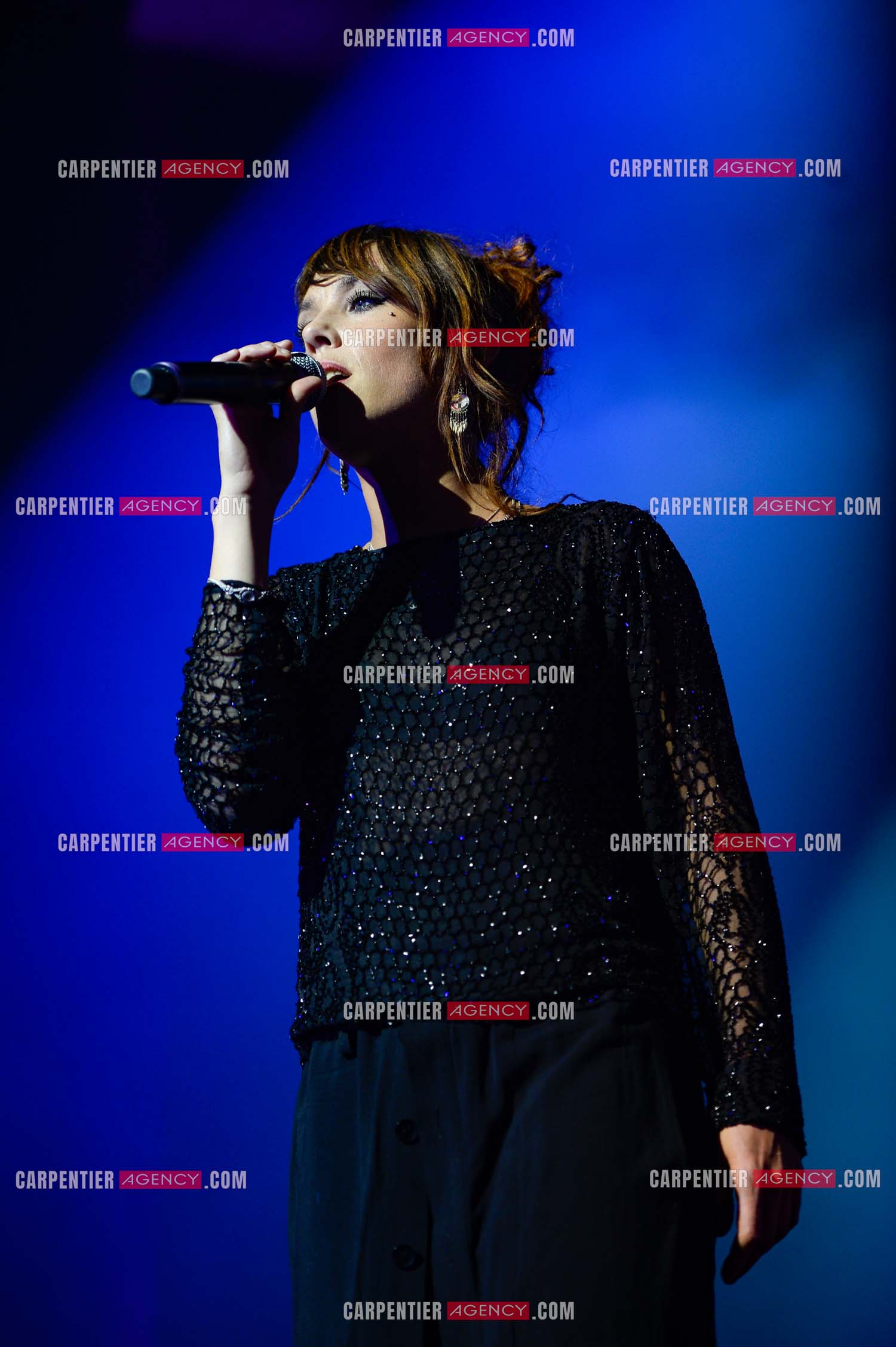 La chanteuse Zaz en concert au Zénith de Paris.    ( Exclusif )