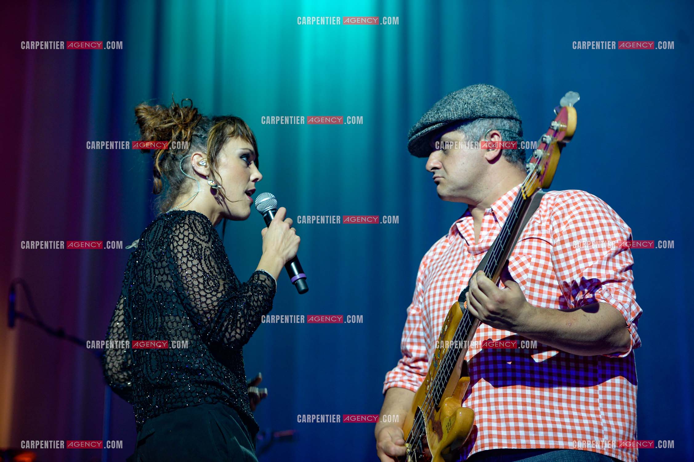 La chanteuse Zaz en concert au Zénith de Paris.    ( Exclusif )
