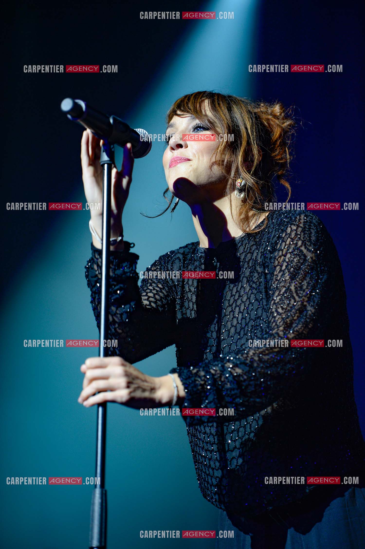 La chanteuse Zaz en concert au Zénith de Paris.    ( Exclusif )
