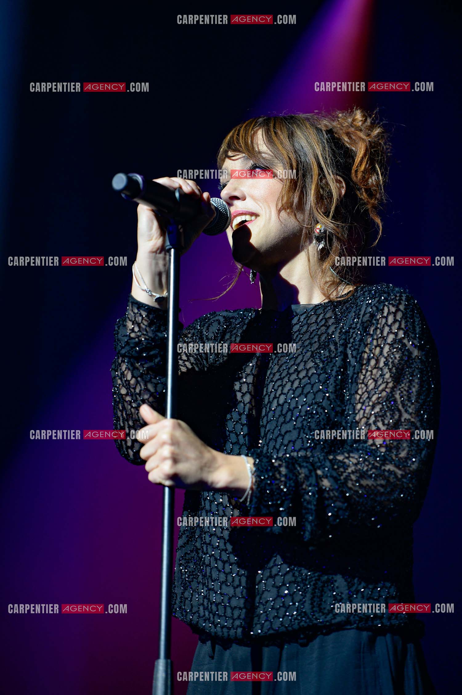 La chanteuse Zaz en concert au Zénith de Paris.    ( Exclusif )