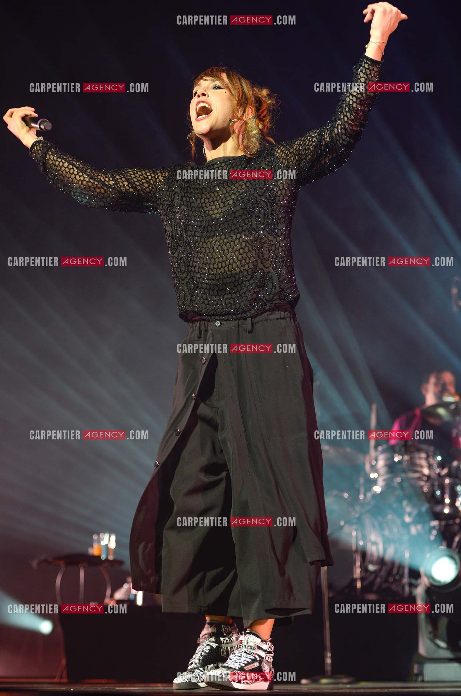 La chanteuse Zaz en concert au Zénith de Paris.    ( Exclusif )