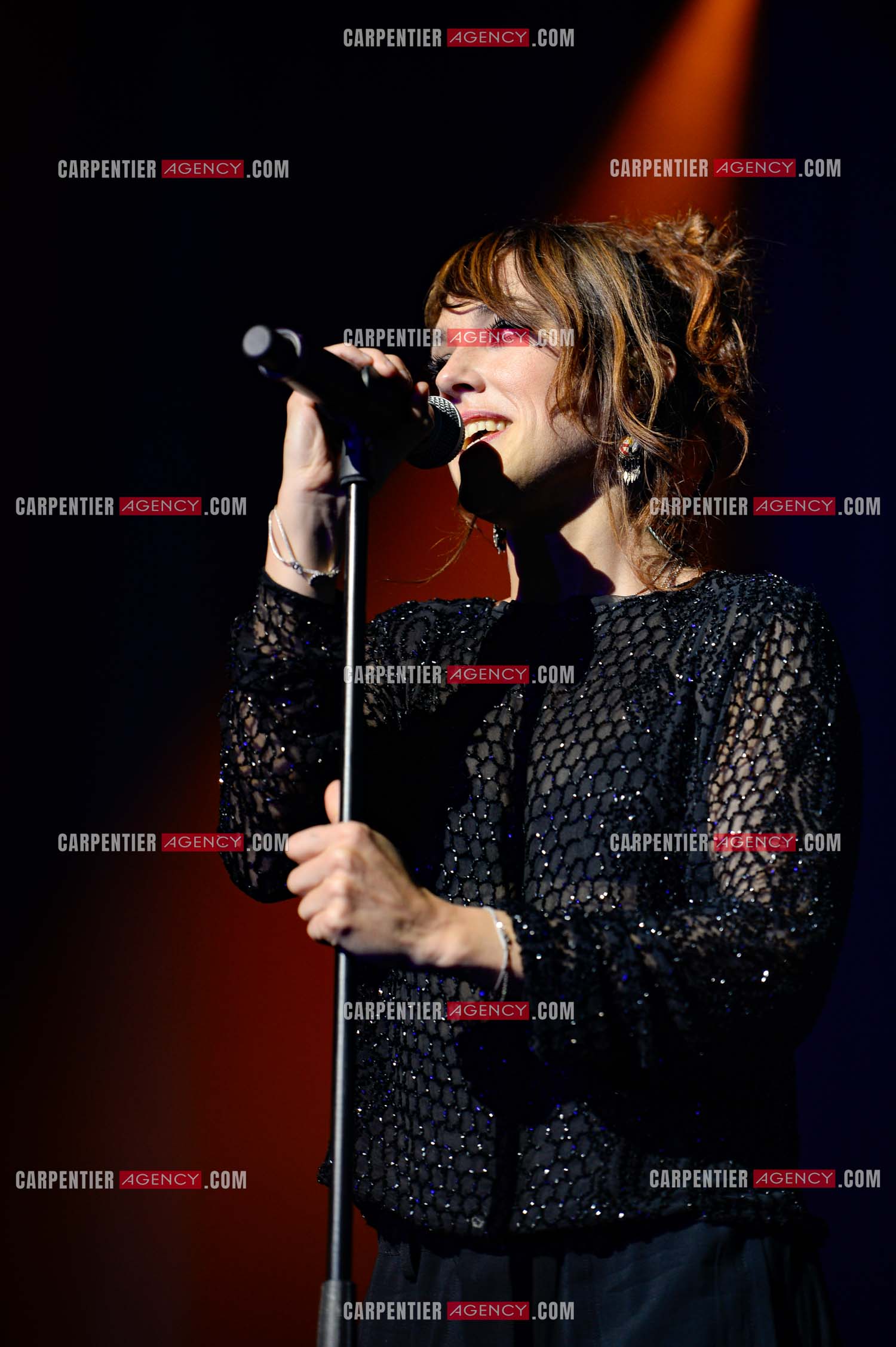 La chanteuse Zaz en concert au Zénith de Paris.    ( Exclusif )