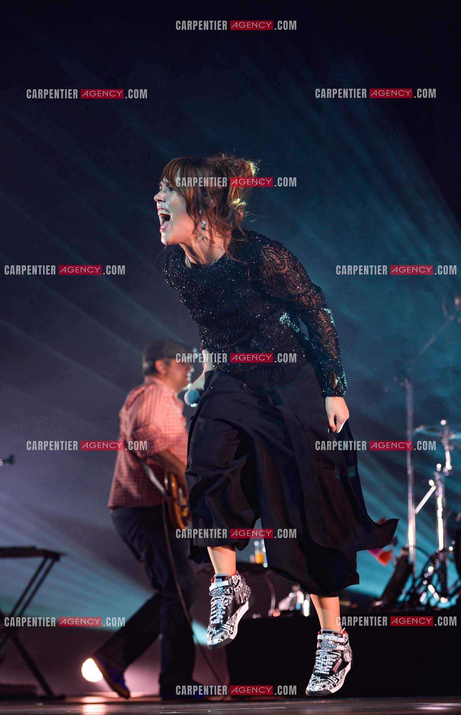 La chanteuse Zaz en concert au Zénith de Paris.    ( Exclusif )