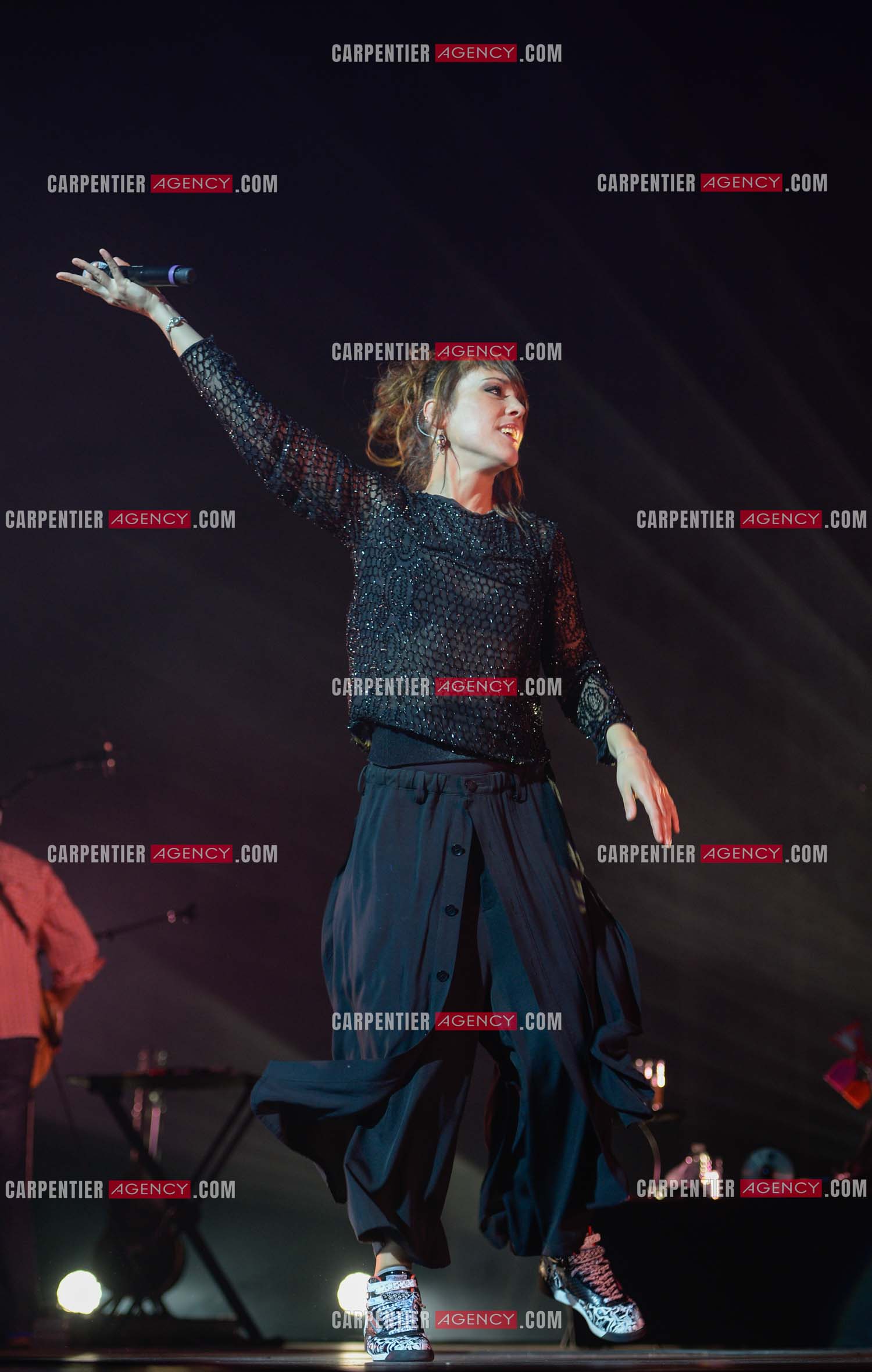 La chanteuse Zaz en concert au Zénith de Paris.    ( Exclusif )