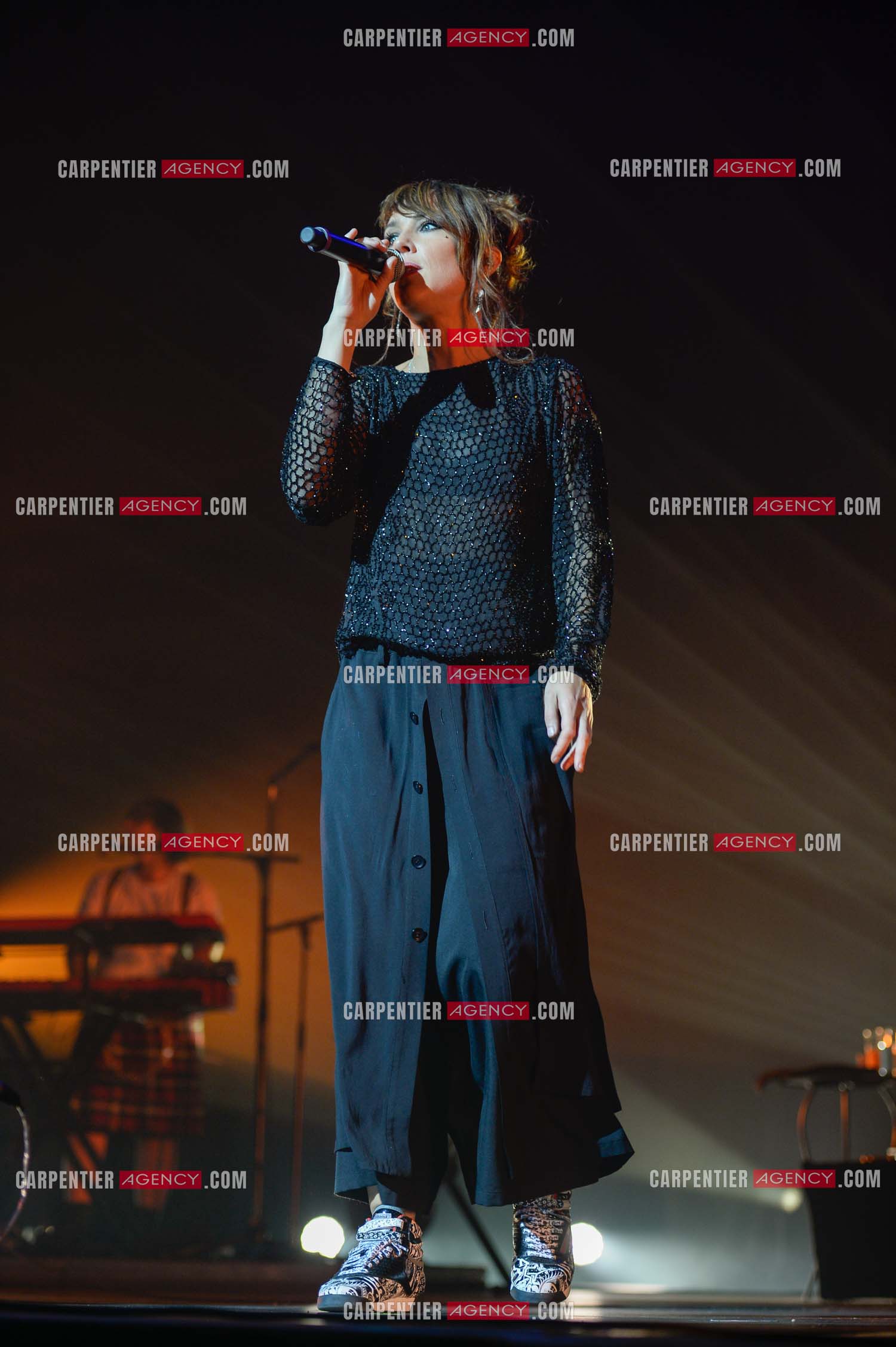 La chanteuse Zaz en concert au Zénith de Paris.    ( Exclusif )