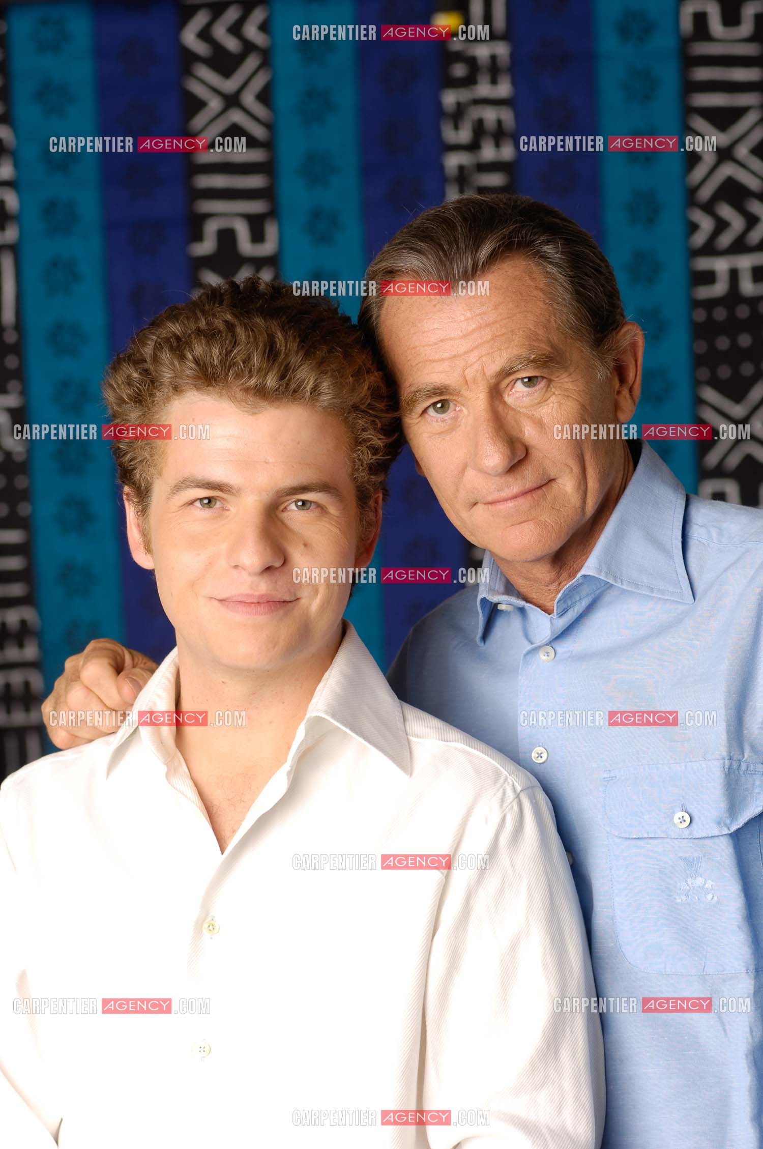 Le journaliste William Leymergie et son fils Gery.     ( Exclusif )