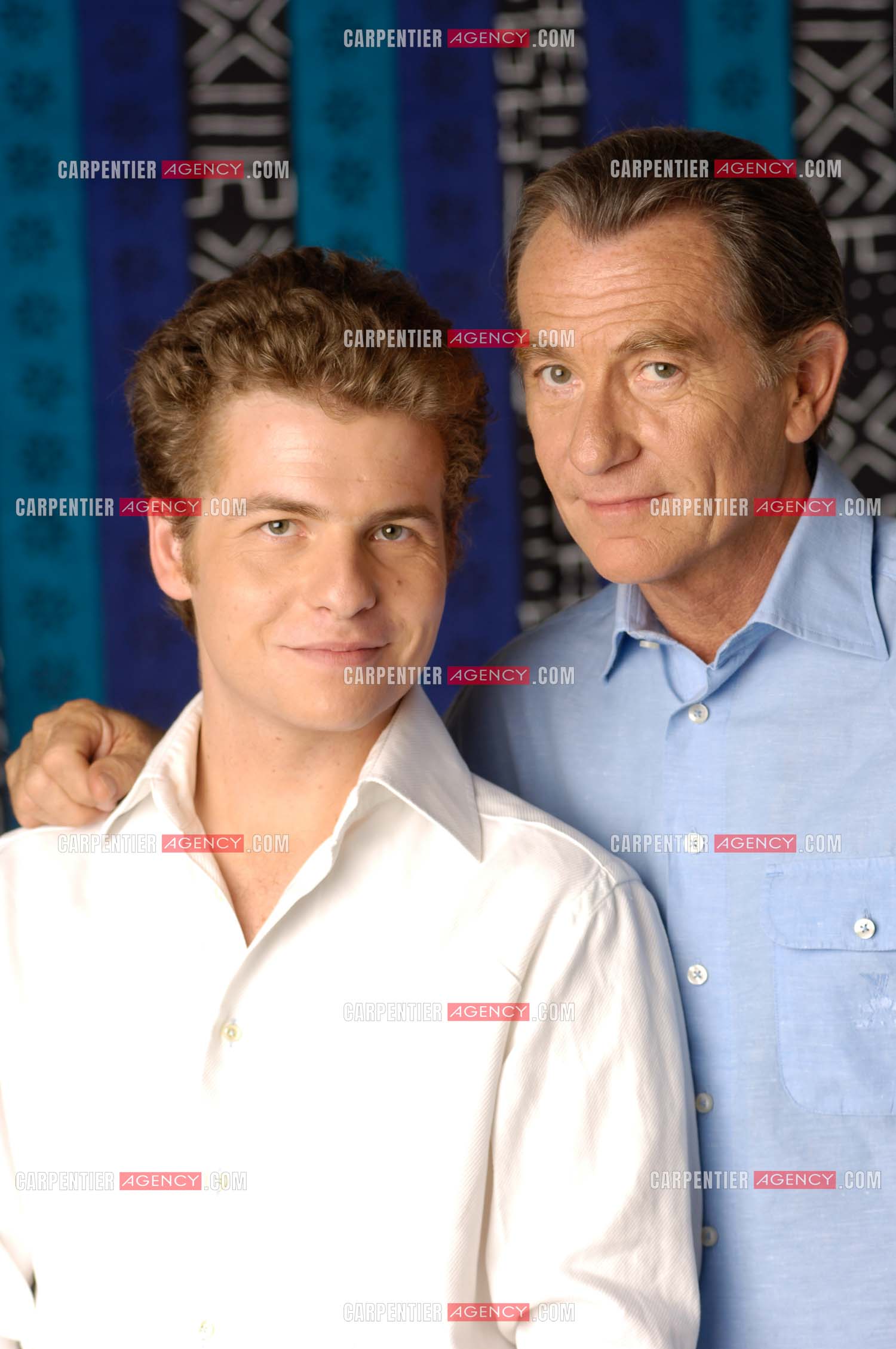 Le journaliste William Leymergie et son fils Gery.     ( Exclusif )