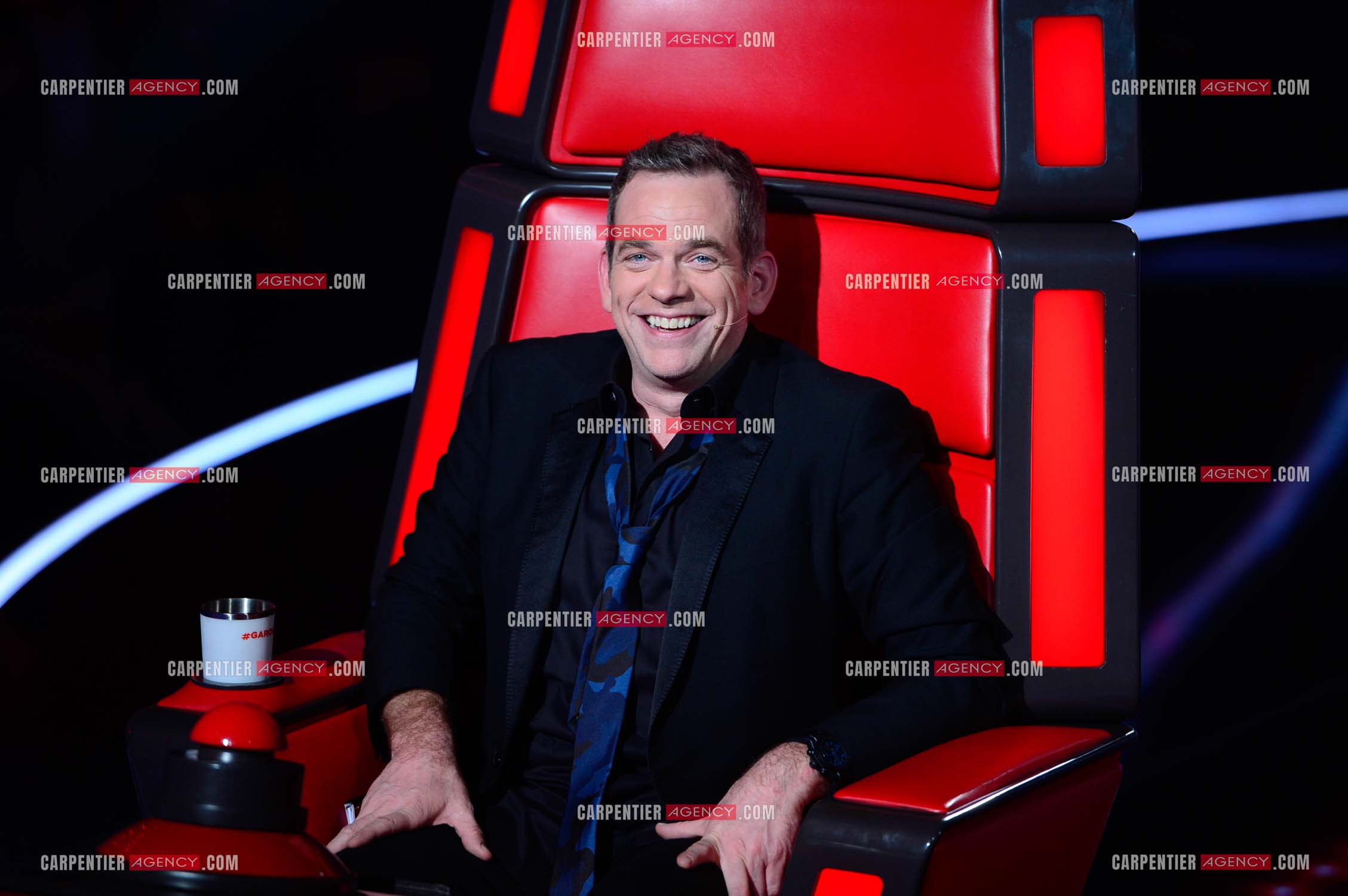 Le chanteur Garou coach  dans l'émission The Voice saison 3.        ( Exclusif )