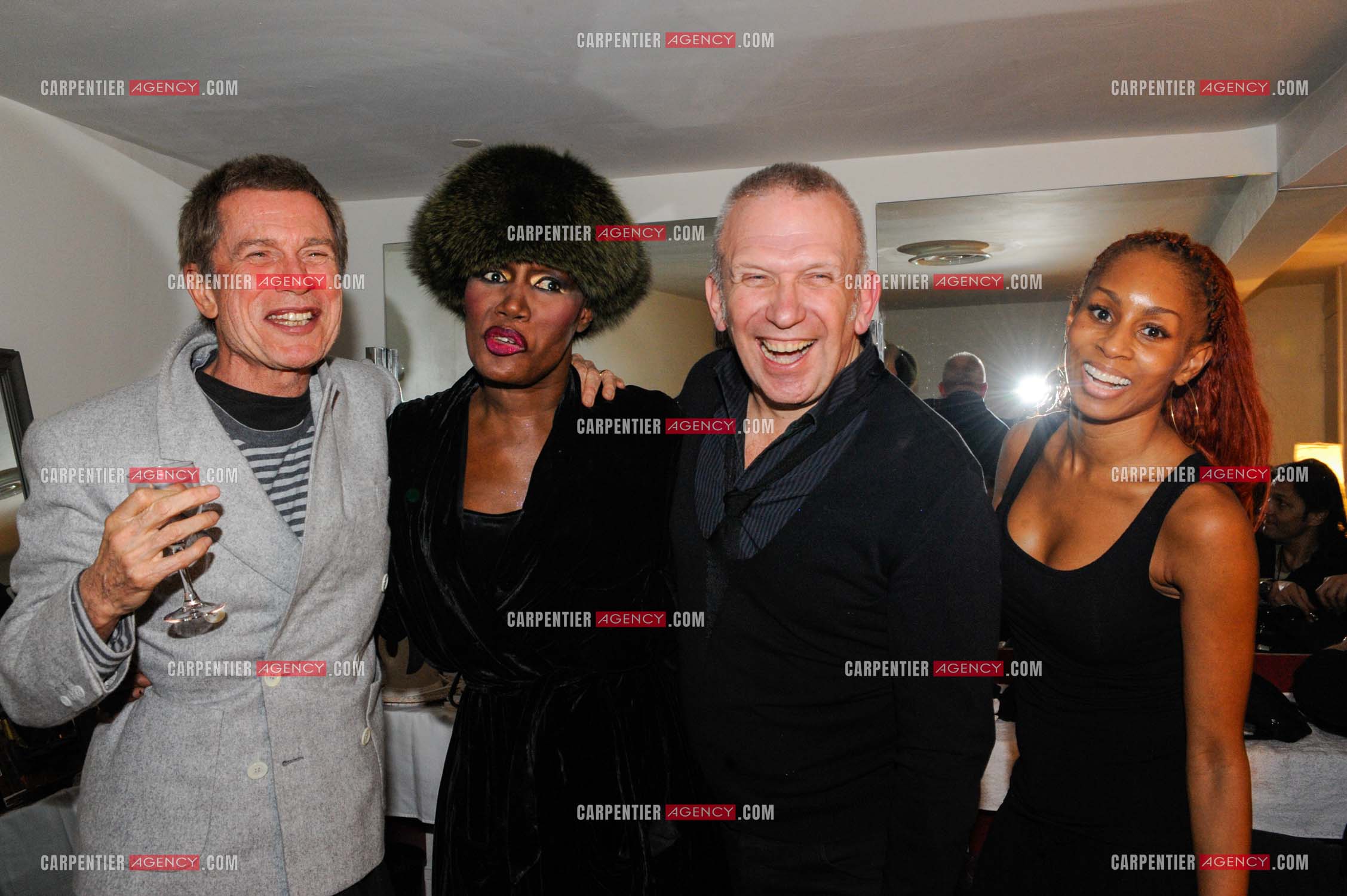 La chanteuse Grace Jones en concert au Grand Rex à Paris le 23 mars 2009.  ( Exclusif )