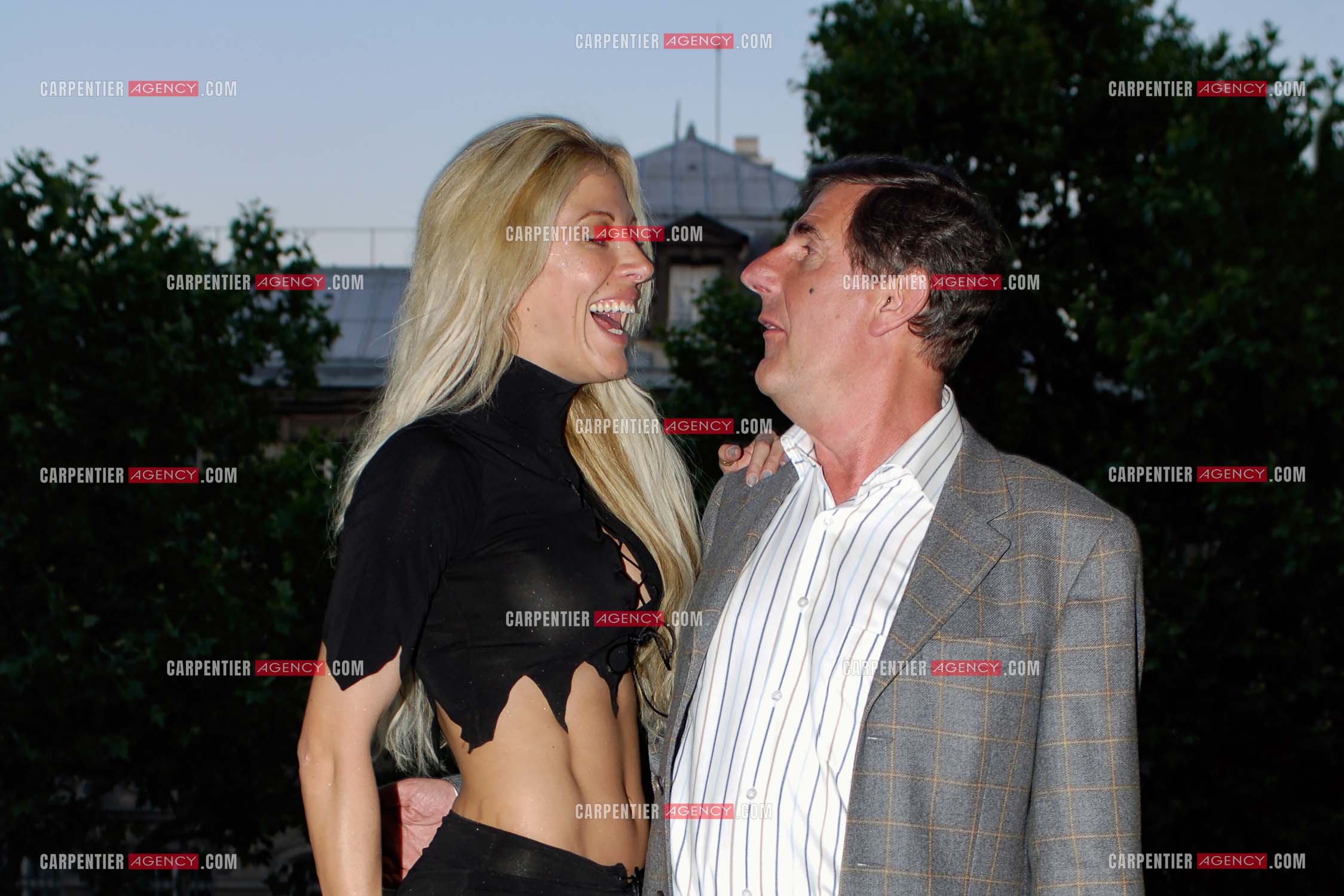 Loana Petrucciani dit Loana et comédien Bernard Menez. ( Exclusif )