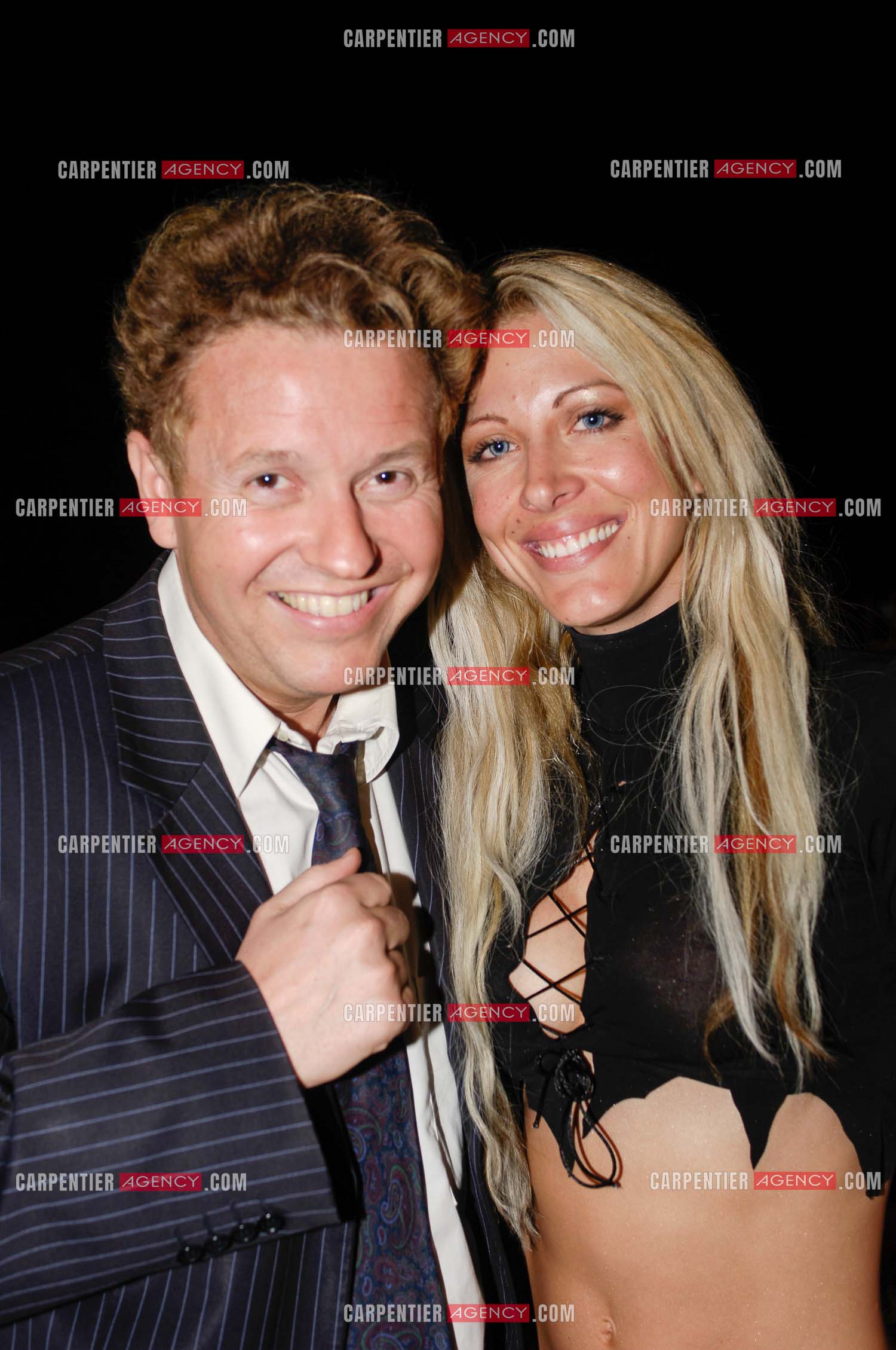 Loana Petrucciani dit Loana et l'animateur Christian Lebon.  ( Exclusif )