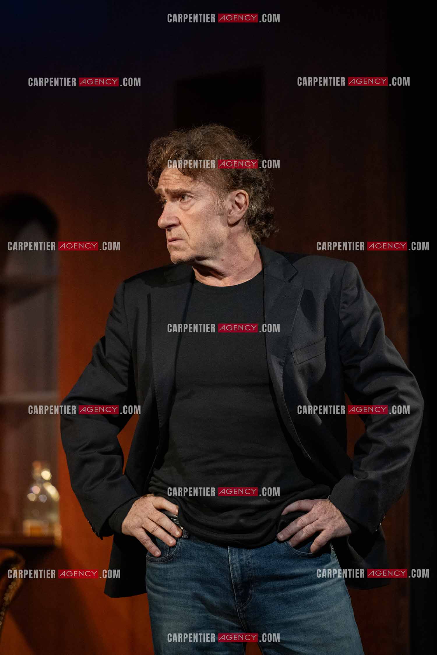 Actuellement à l'affiche au Festival d'Avignon, la pièce “UNE HEURE À T'ATTENDRE“ au théâtre du Chêne Noir à Avignon, l'acteur Thierry Frémont.  ( Exclusif )