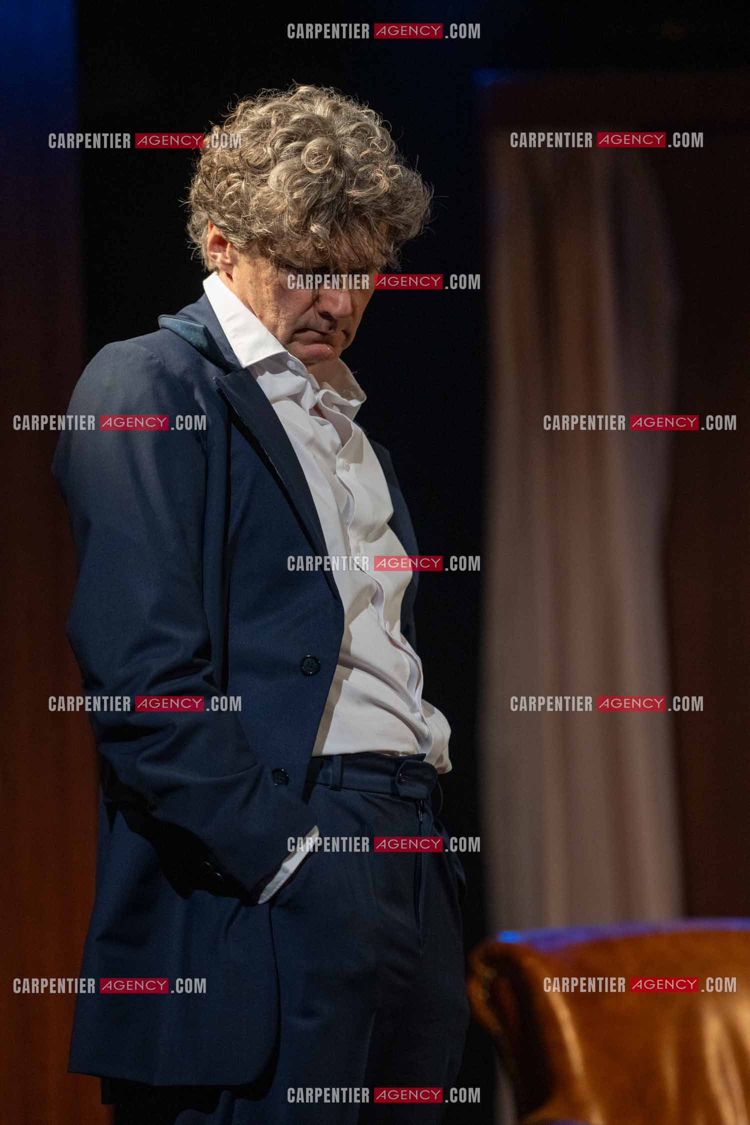 Actuellement à l'affiche au Festival d'Avignon, la pièce “UNE HEURE À T'ATTENDRE“ au théâtre du Chêne Noir à Avignon, l'acteur Nicolas Vaude.  ( Exclusif )