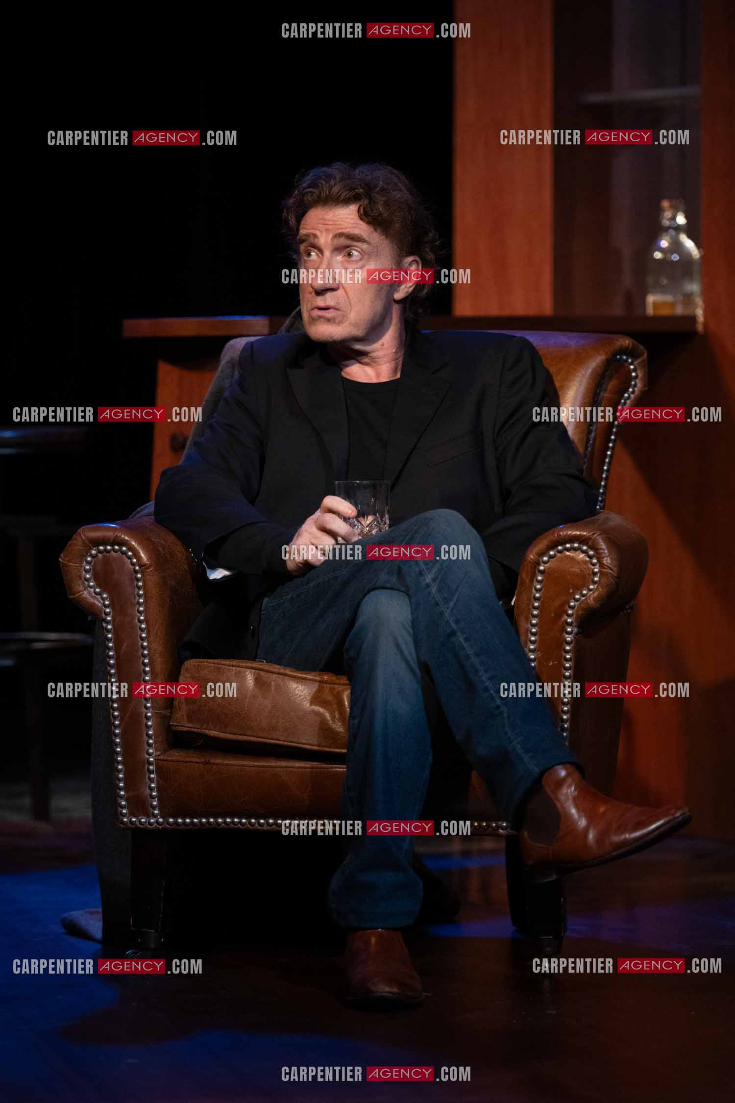 Actuellement à l'affiche au Festival d'Avignon, la pièce “UNE HEURE À T'ATTENDRE“ au théâtre du Chêne Noir à Avignon, l'acteur Thierry Frémont.  ( Exclusif )