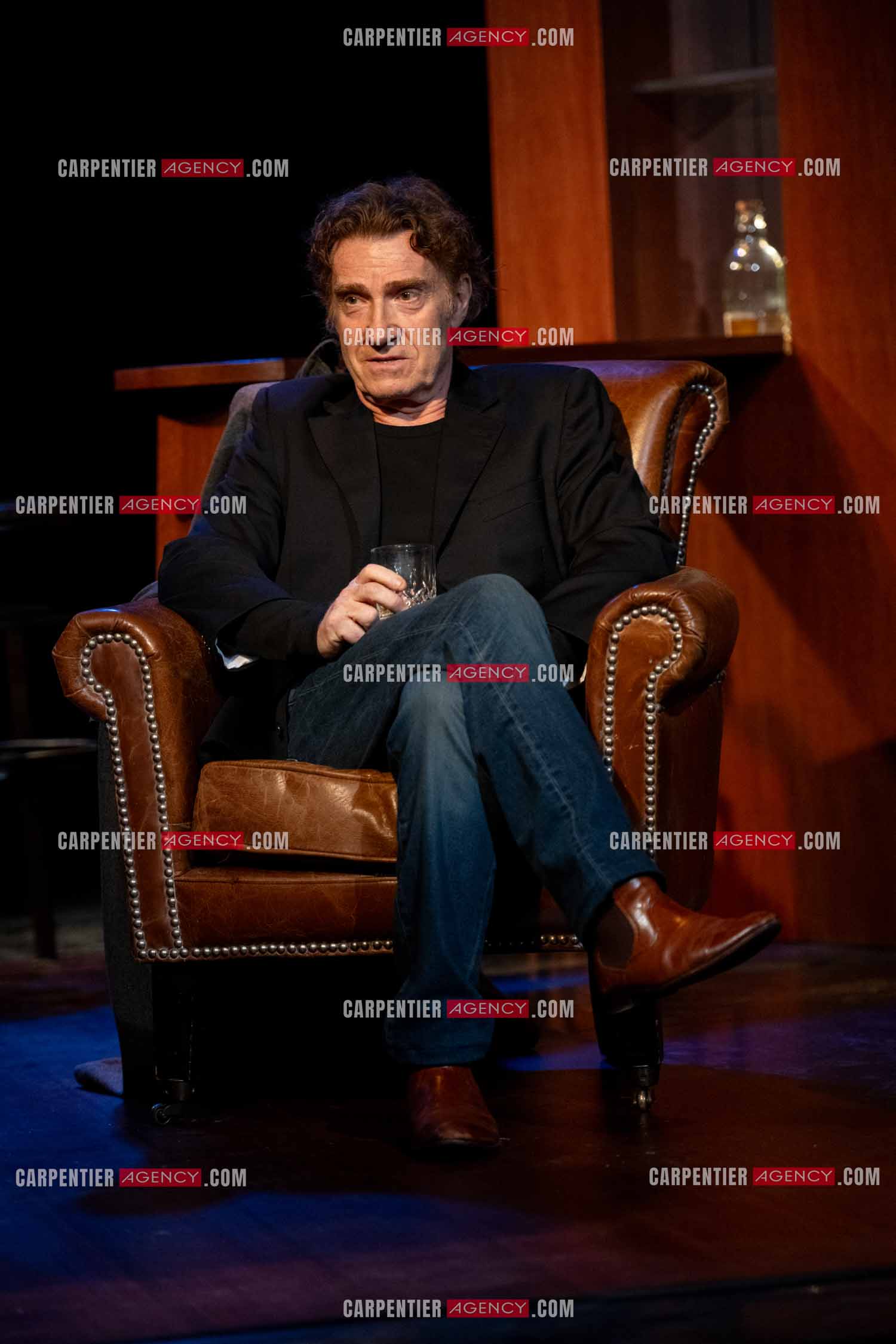 Actuellement à l'affiche au Festival d'Avignon, la pièce “UNE HEURE À T'ATTENDRE“ au théâtre du Chêne Noir à Avignon, l'acteur Thierry Frémont.  ( Exclusif )