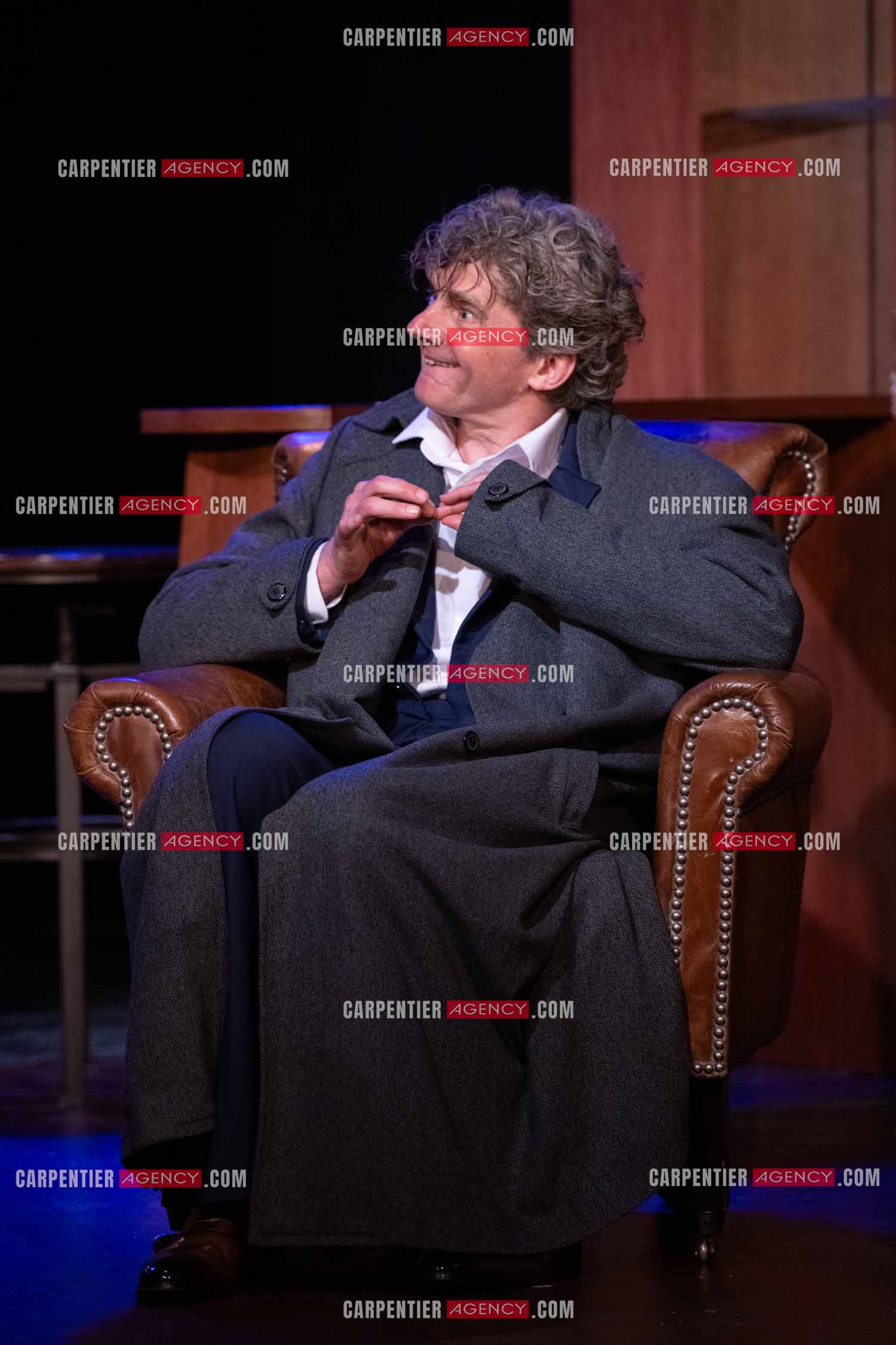Actuellement à l'affiche au Festival d'Avignon, la pièce “UNE HEURE À T'ATTENDRE“ au théâtre du Chêne Noir à Avignon, l'acteur Nicolas Vaude.  ( Exclusif )