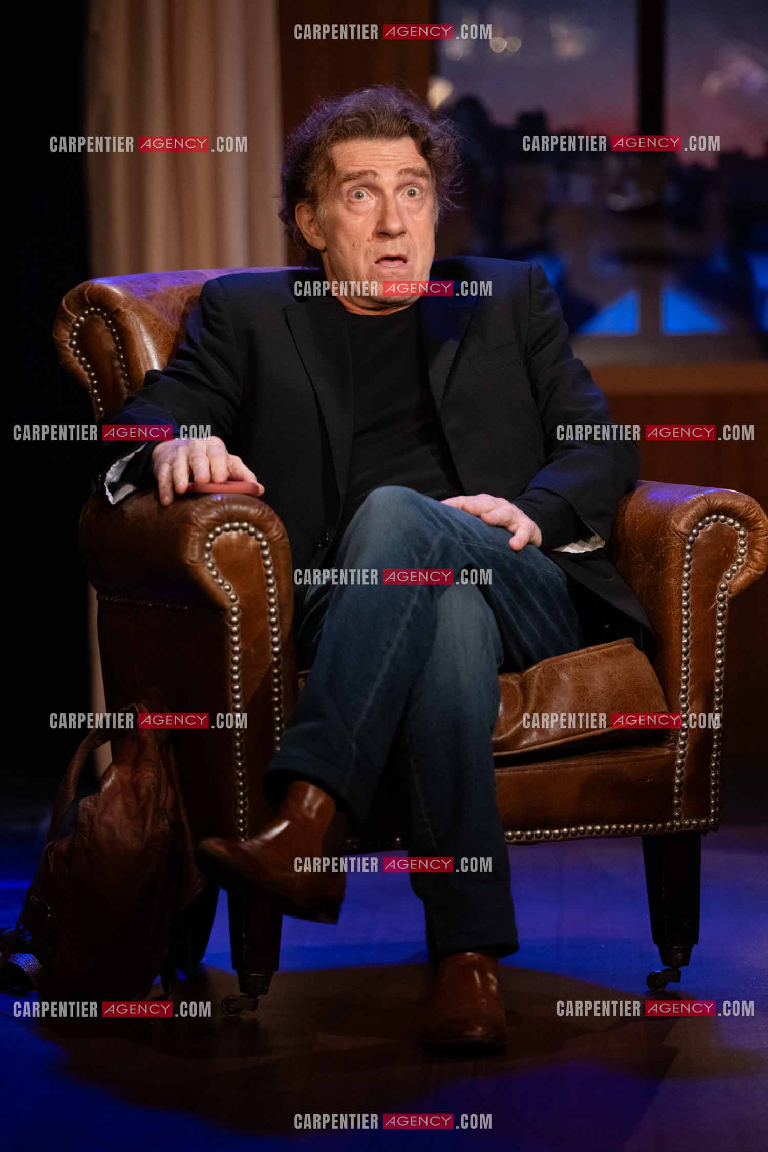 Actuellement à l'affiche au Festival d'Avignon, la pièce “UNE HEURE À T'ATTENDRE“ au théâtre du Chêne Noir à Avignon, l'acteur Thierry Frémont.  ( Exclusif )