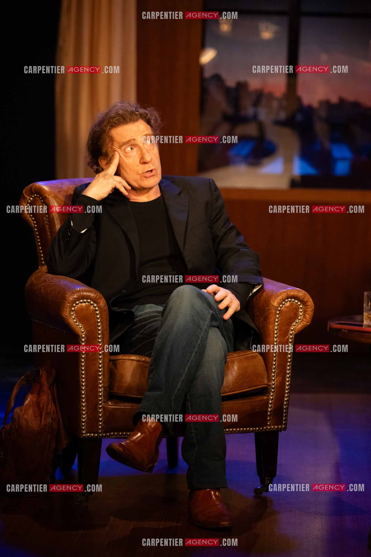 Actuellement à l'affiche au Festival d'Avignon, la pièce “UNE HEURE À T'ATTENDRE“ au théâtre du Chêne Noir à Avignon, l'acteur Thierry Frémont.  ( Exclusif )