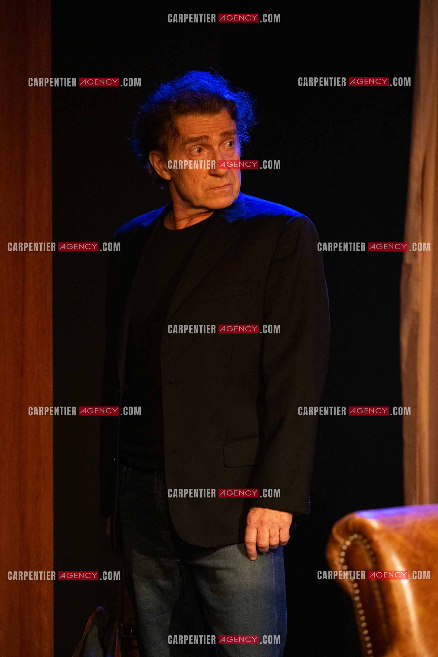 Actuellement à l'affiche au Festival d'Avignon, la pièce “UNE HEURE À T'ATTENDRE“ au théâtre du Chêne Noir à Avignon, l'acteur Thierry Frémont.  ( Exclusif )