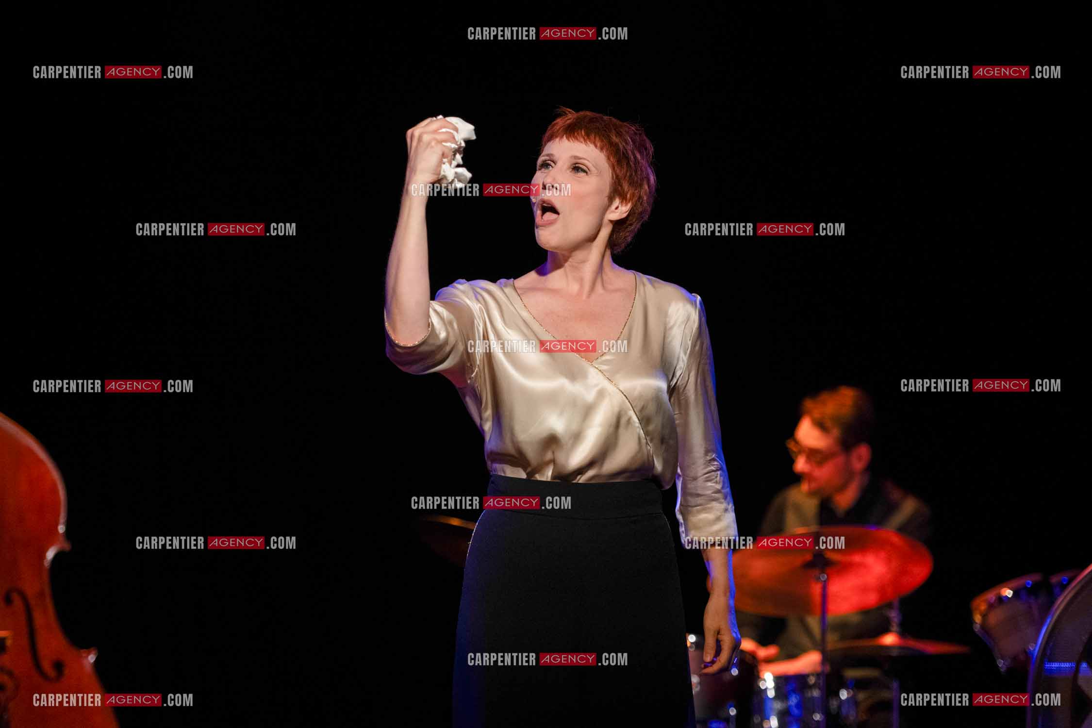 Spectacle musical racontant la vie de Monsieur Cole Porter. La chanteuse Isabelle Georges dans le rôle d'une Linda accompagnée d'un trio jazzy ( piano, contrebasse et batterie ).  ( Exclusif )