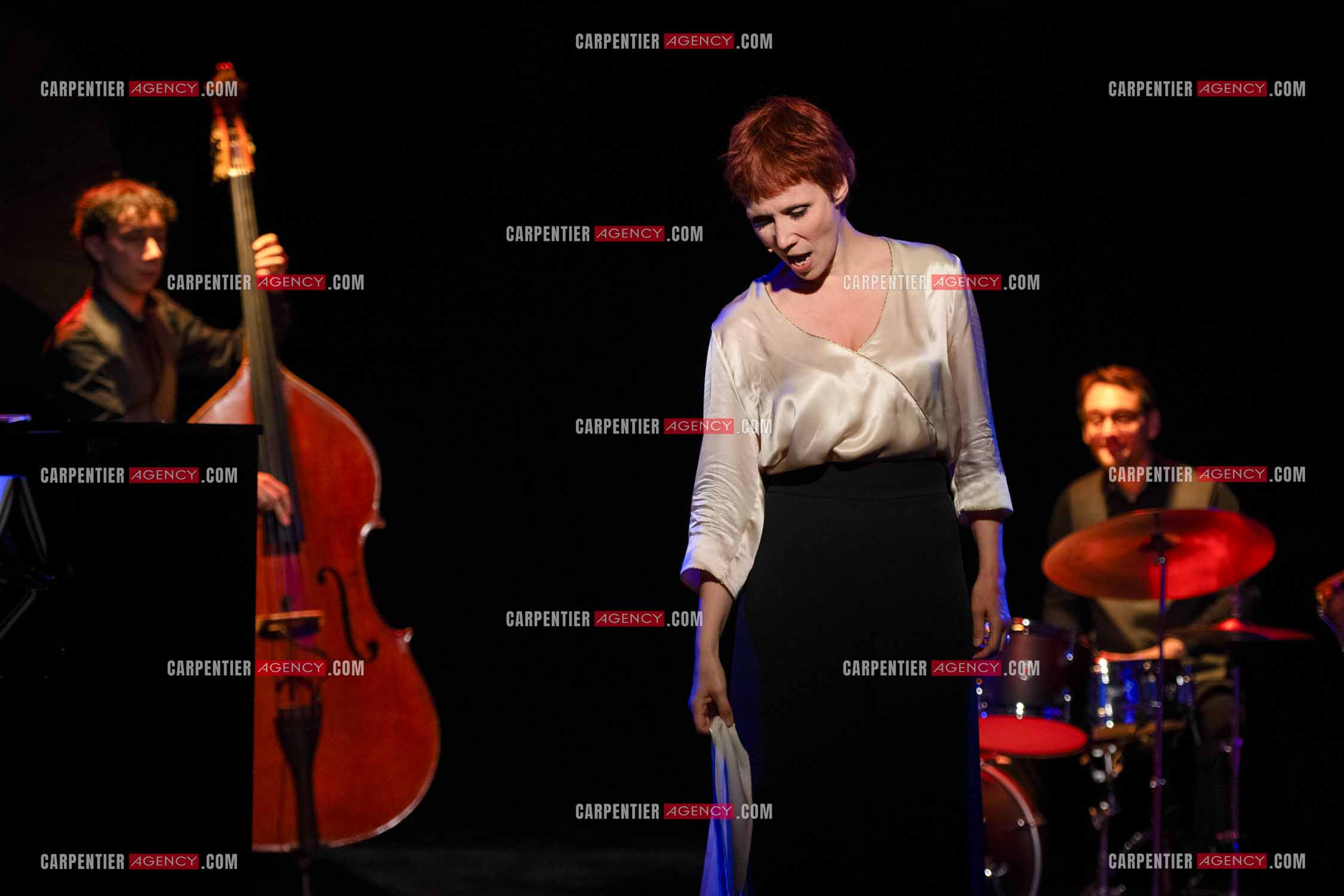 Spectacle musical racontant la vie de Monsieur Cole Porter. La chanteuse Isabelle Georges dans le rôle d'une Linda accompagnée d'un trio jazzy ( piano, contrebasse et batterie ).  ( Exclusif )